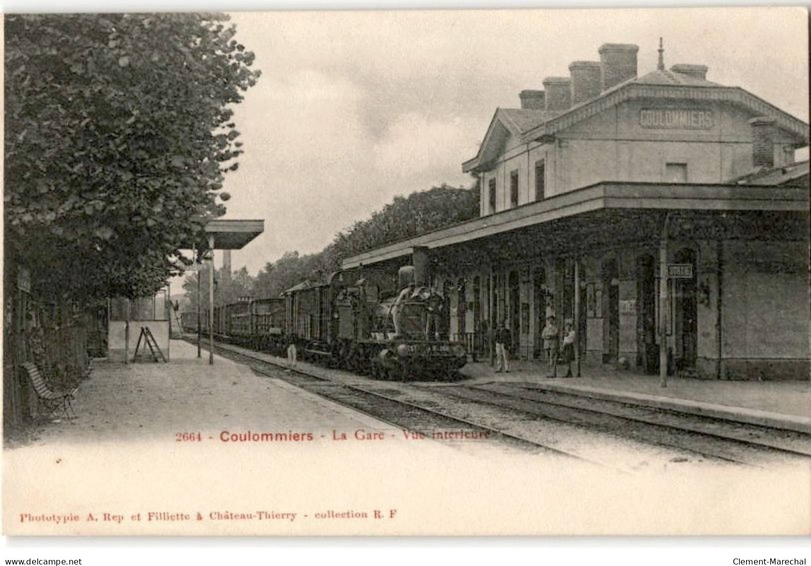 COULOMMIERS: La Gare, Vue Intérieure - Très Bon état - Coulommiers