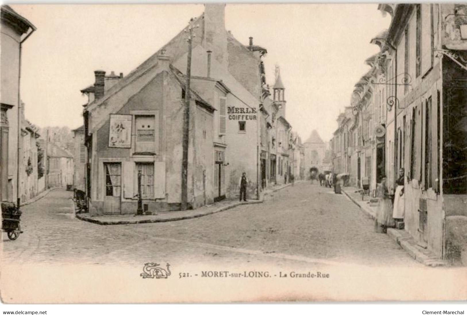 MORET-sur-LOING: La Grande-rue - Très Bon état - Moret Sur Loing