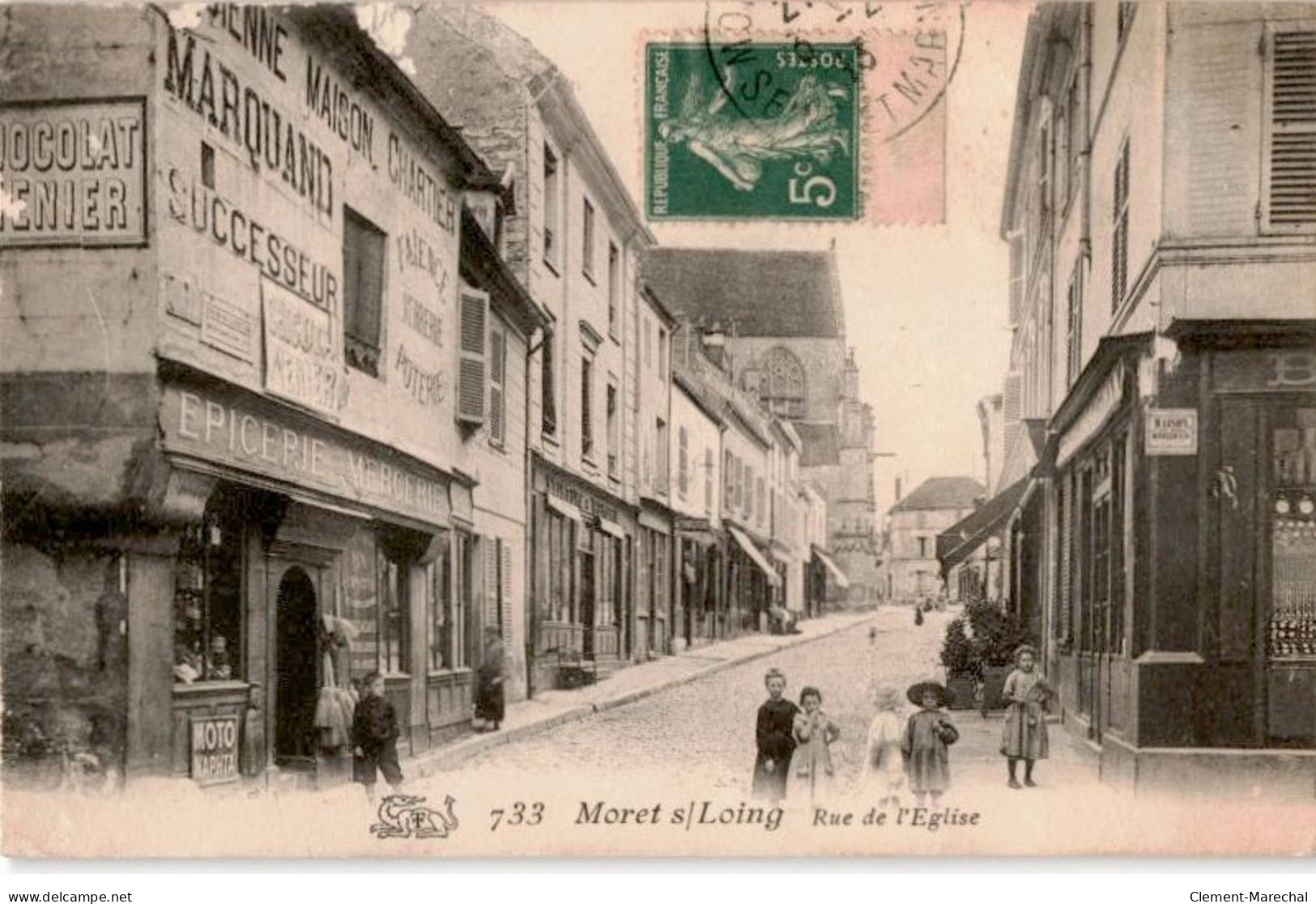 MORET-sur-LOING: Rue De L'église - Très Bon état - Moret Sur Loing