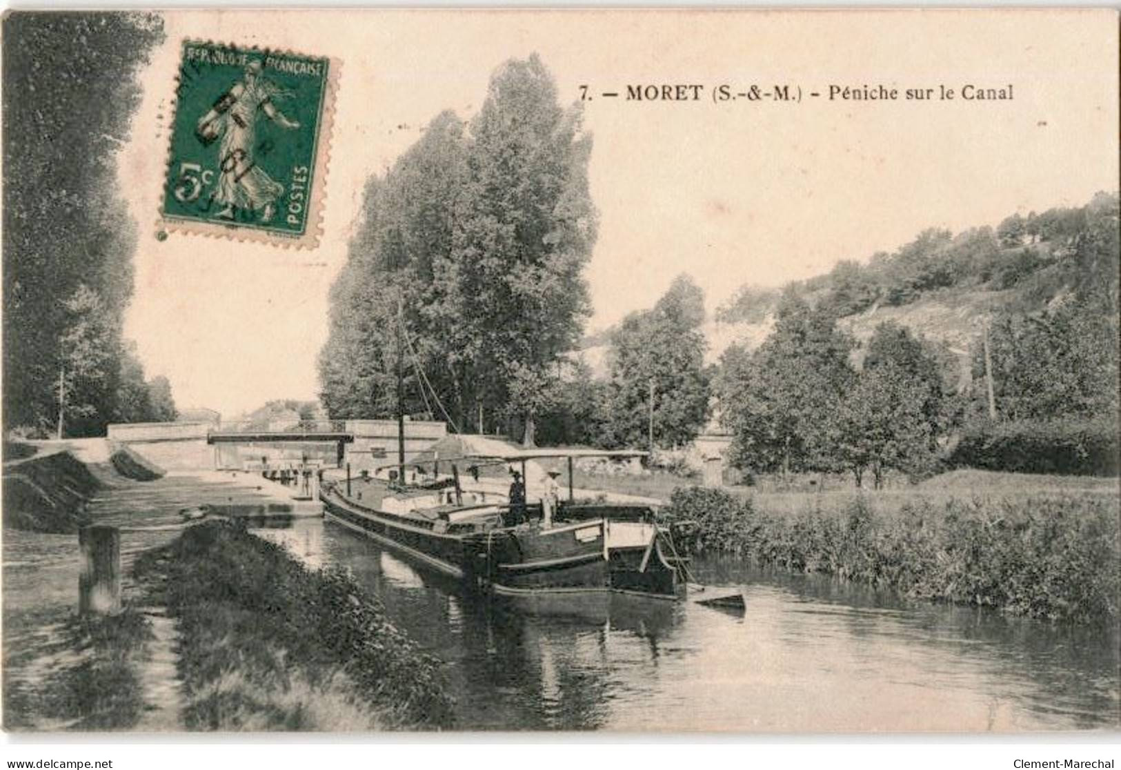 MORET: Péniche Sur Le Canal - Très Bon état - Moret Sur Loing