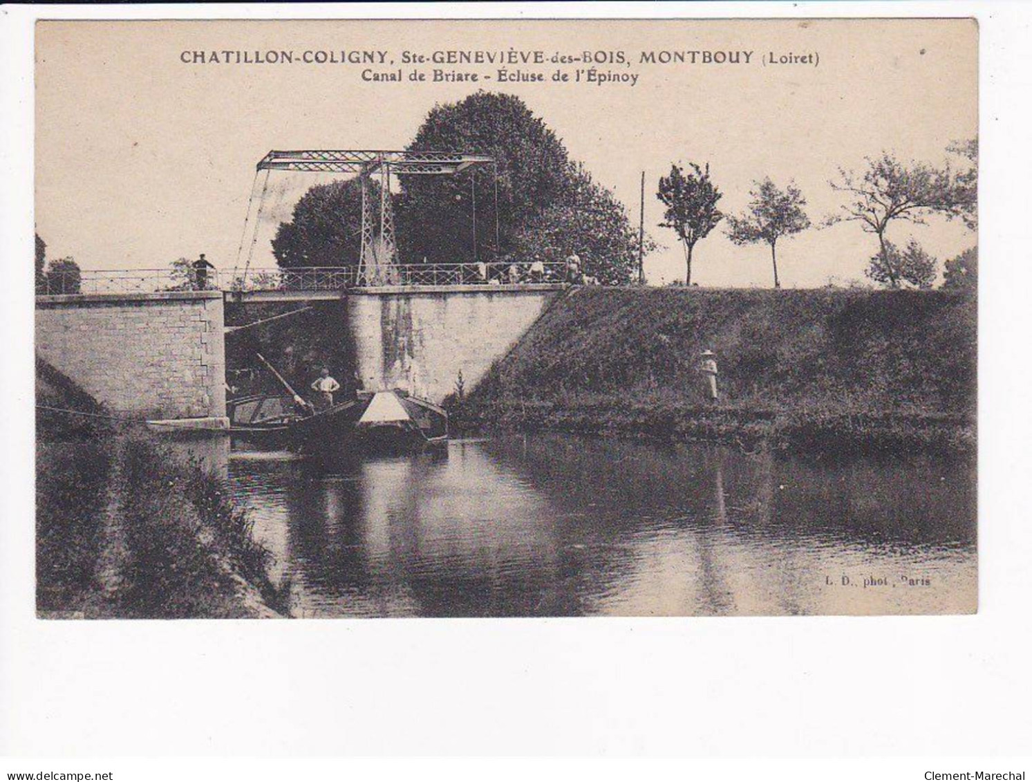 CHATILLON-COLIGNY - Sainte Geneviève Des Bois - Montbouy - Canal De Briare - Ecluse De L'Epinoy - Très Bon état - Chatillon Coligny