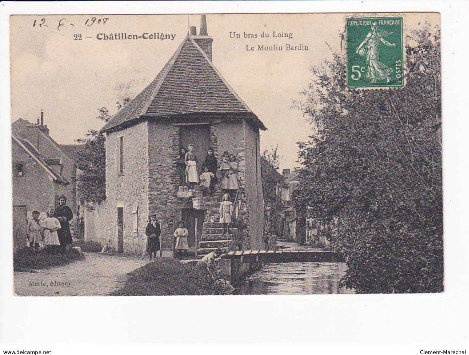 CHATILLON-COLIGNY - Un Bras Du Loing - Le Moulin Bardin - Très Bon état - Chatillon Coligny