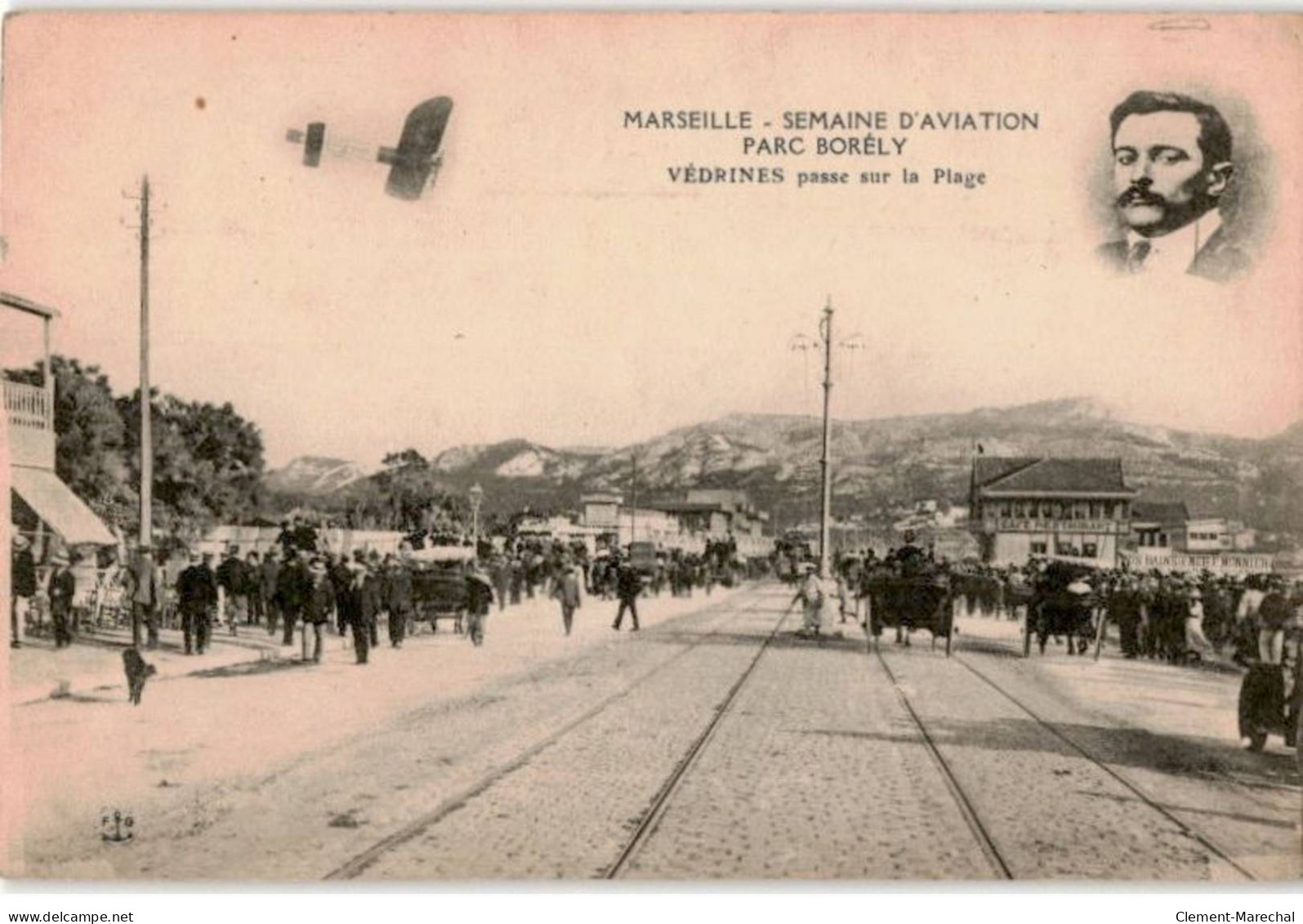 AVIATION: Masreille Semaine D'aviation Parc Borély Védrines Passe Sur La Plage - Très Bon état - ....-1914: Vorläufer