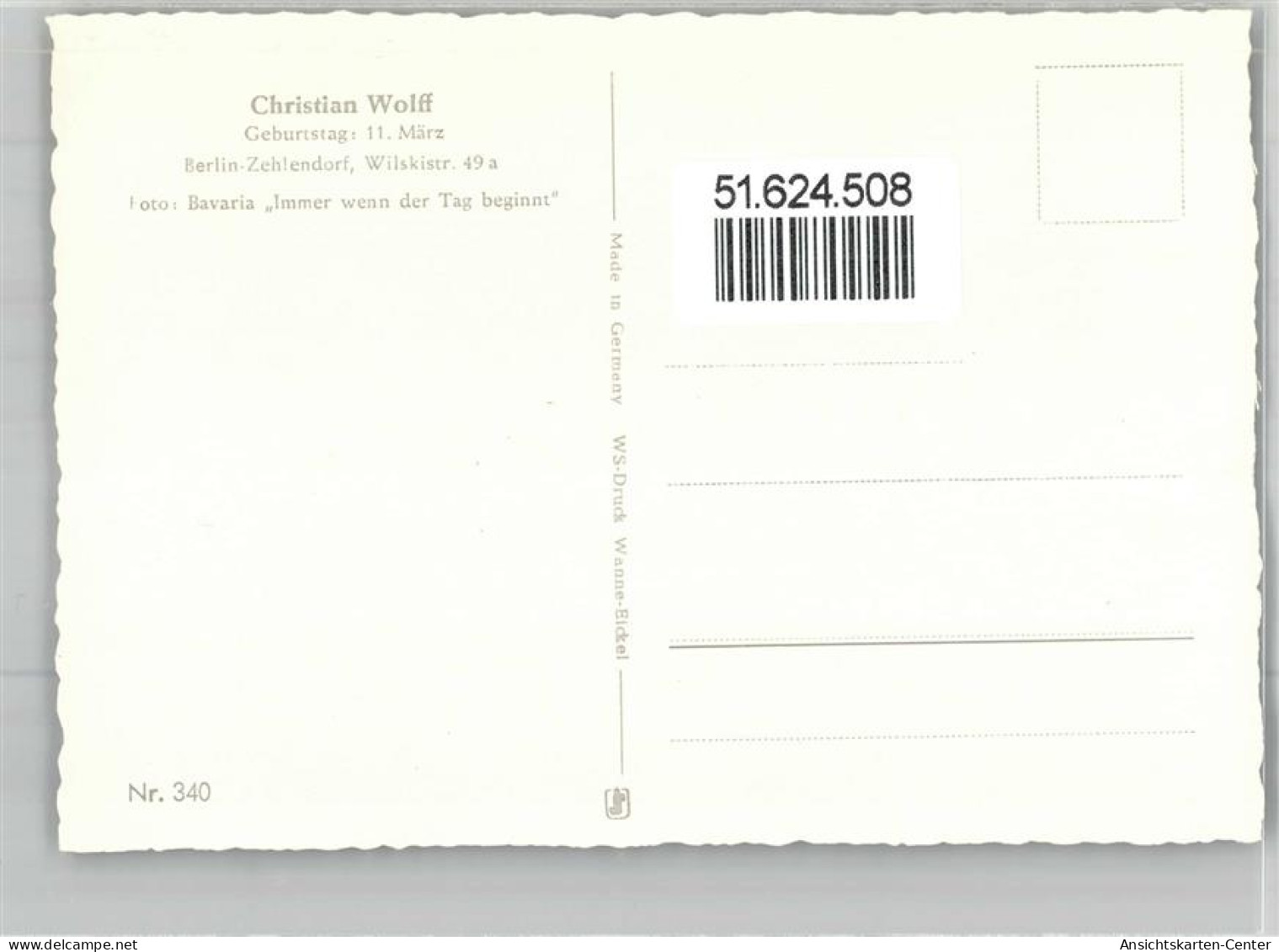 51624508 - Wolff, Christian - Acteurs