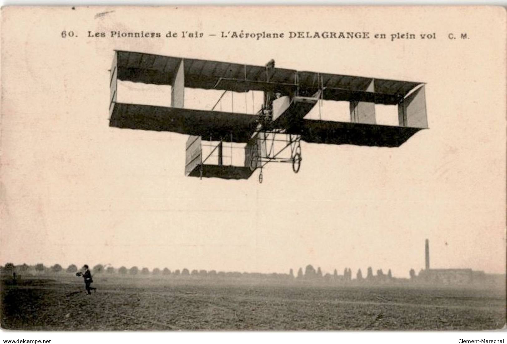 AVIATION: Les Pionniers De L'air, L'aéroplane Delagrange En Plein Vol - Très Bon état - ....-1914: Vorläufer