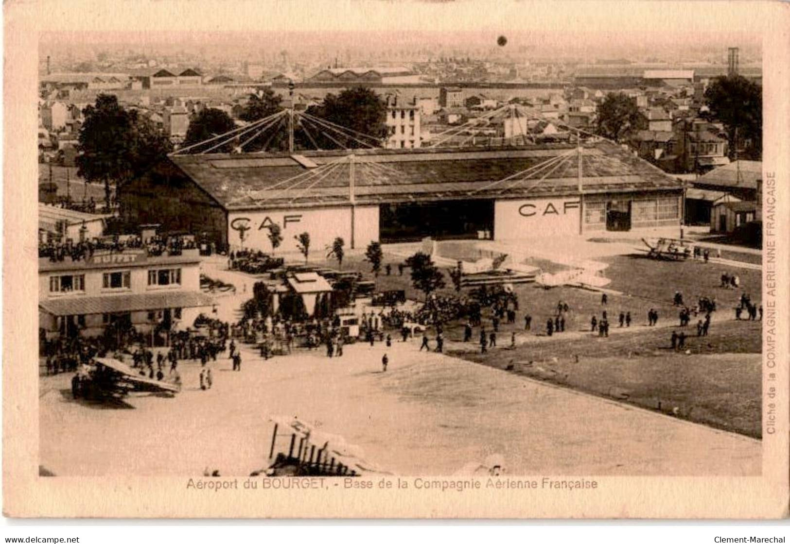 AVIATION: Aéroport Du Bourget, Base De La Compagnie Aérienne Française - Très Bon état - ....-1914: Précurseurs