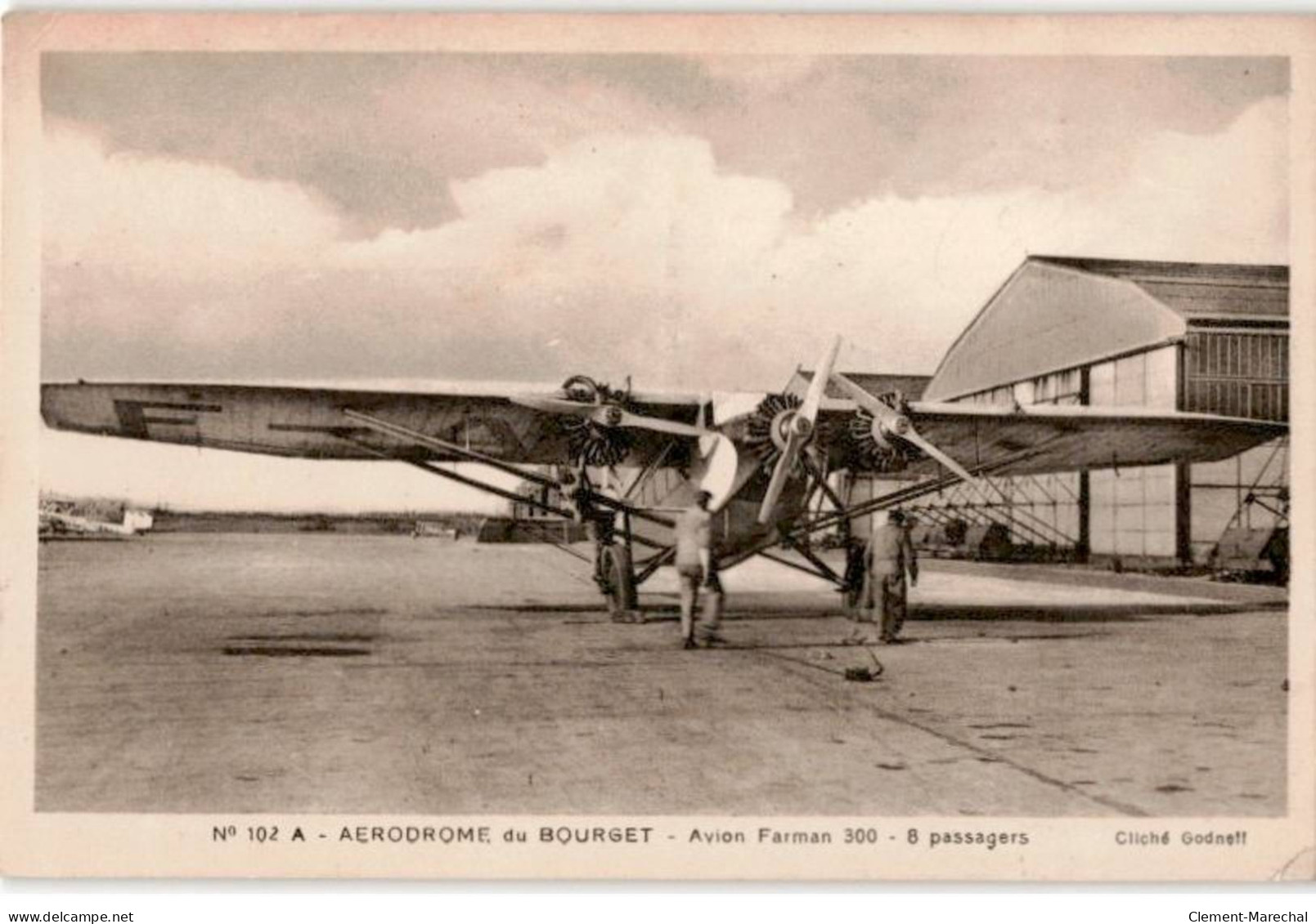 AVIATION: Aérodrome Du Bourget Avion Farman 300 8 Passagers - état - ....-1914: Precursors