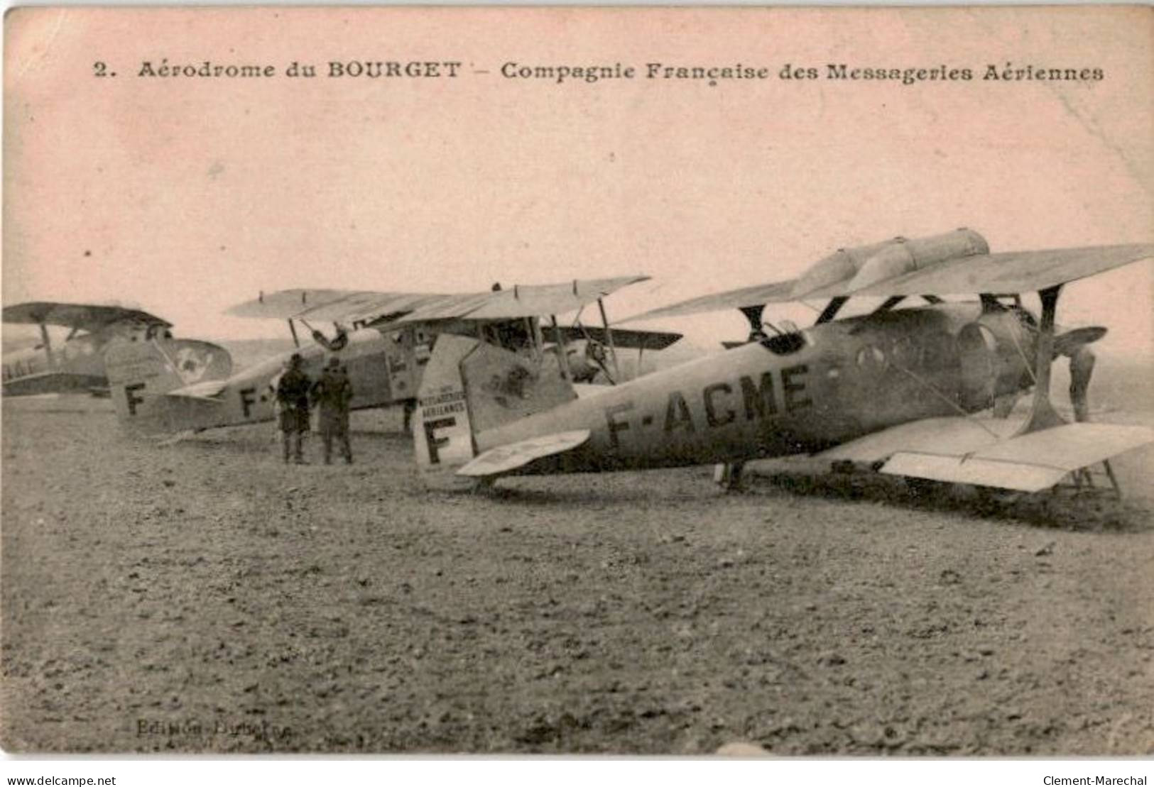 AVIATION: Aérodrome Du Bourget, Compagnie Française Des Messageries Aériennes - état - ....-1914: Precursors