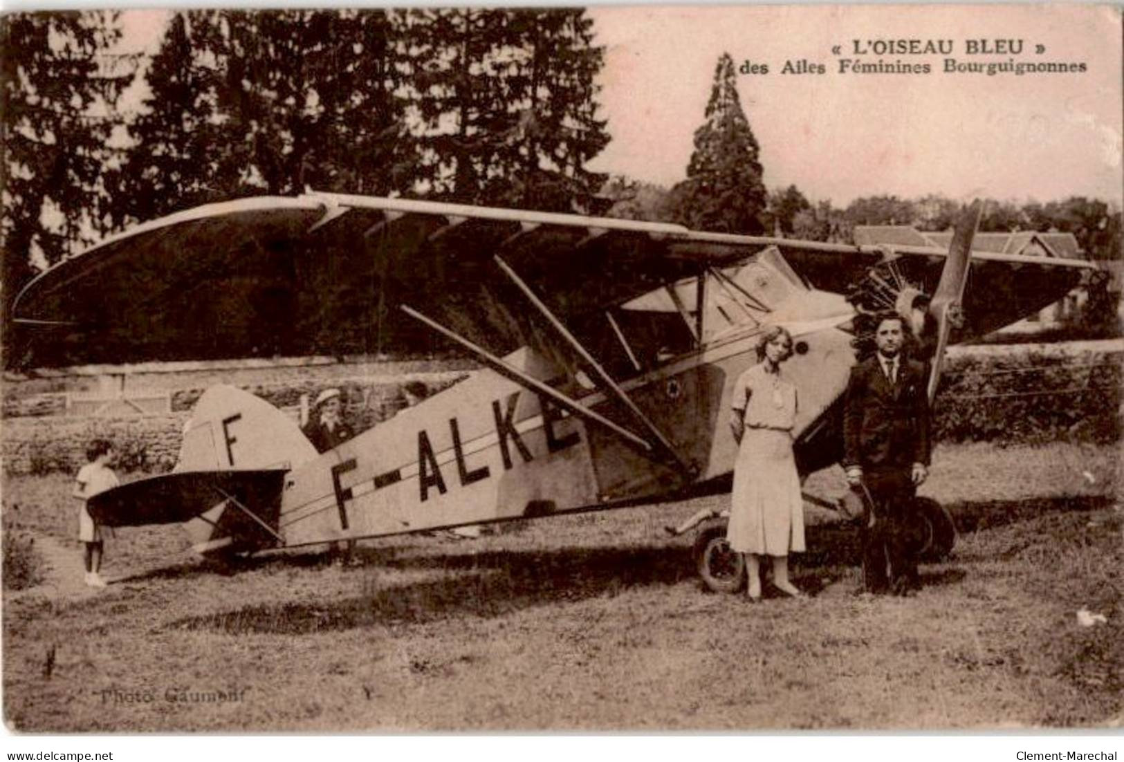 AVIATION: L'oiseau Bleu Des Ailes Féminines Bourguignonnes - Très Bon état - ....-1914: Precursori