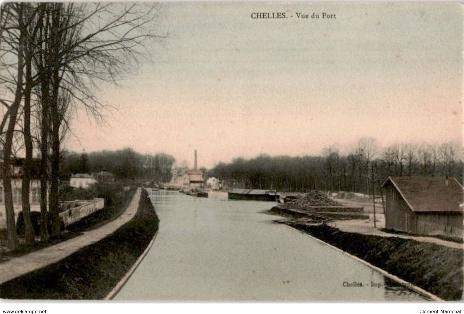 CHELLES: Vue Du Port - Très Bon état - Chelles