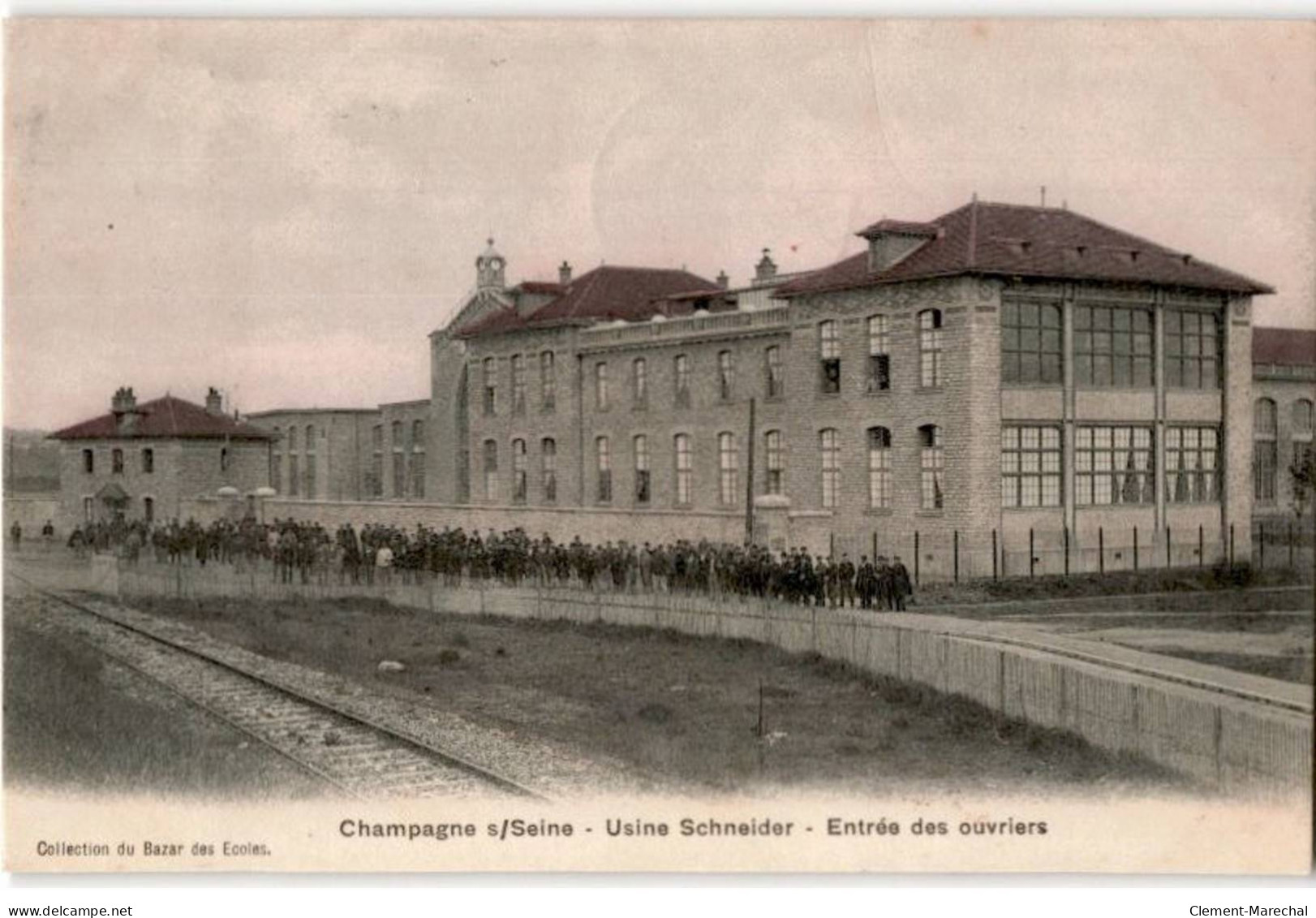 CHAMPAGNE-sur-SEINE: Usine Schneider, Entrée Des Ouvriers - Très Bon état - Champagne Sur Seine