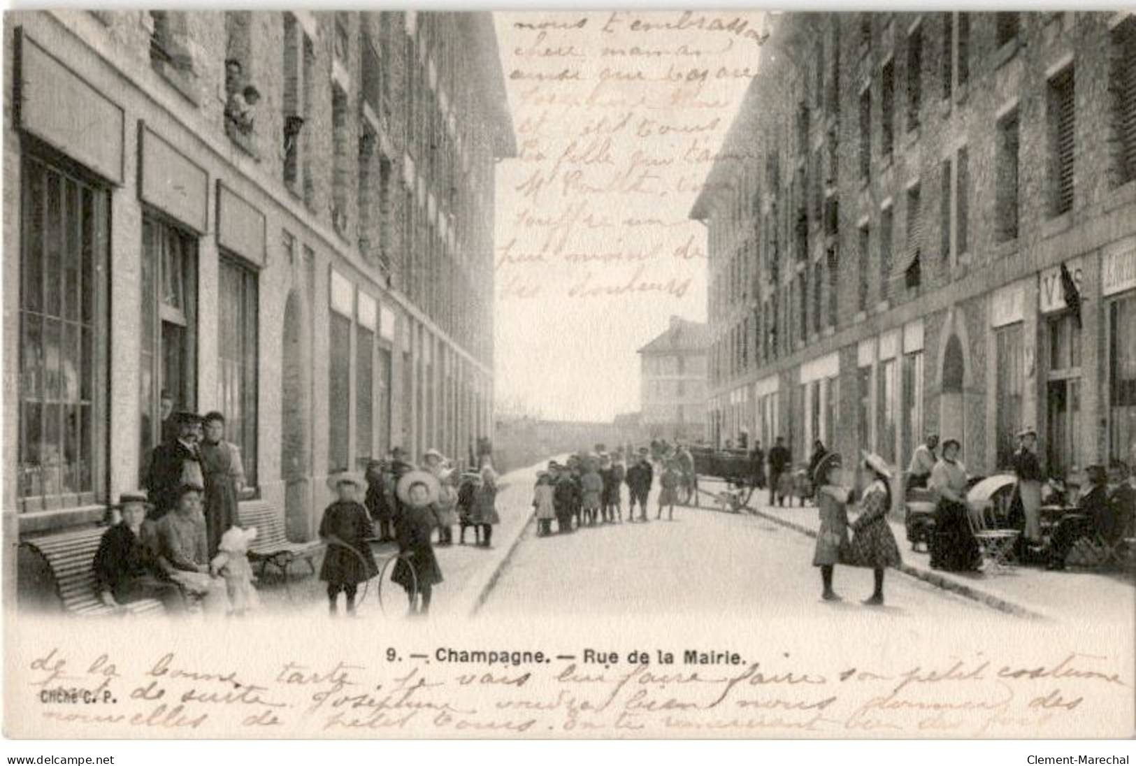 CHAMPAGNE-sur-SEINE: Rue De La Mairie - Très Bon état - Champagne Sur Seine