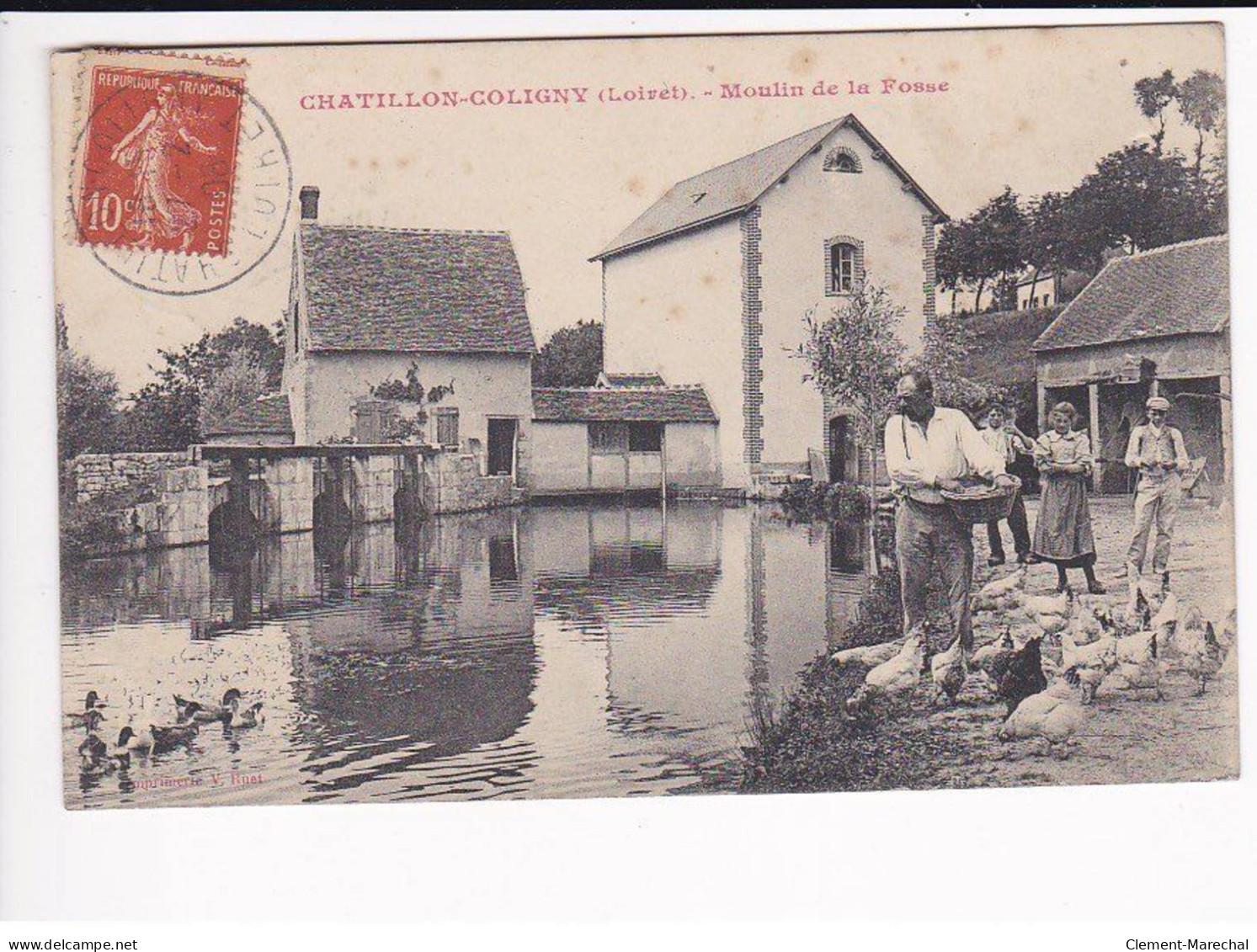 CHATILLON-COLIGNY - Le Moulin De La Fosse - Très Bon état - Chatillon Coligny