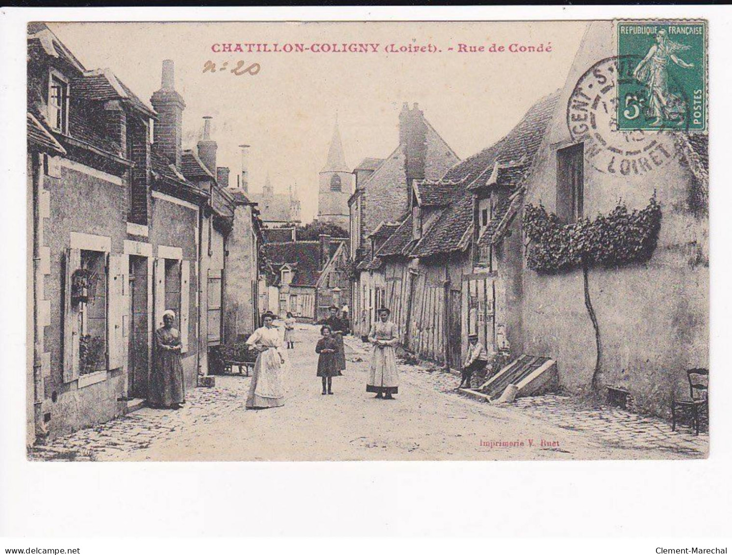 CHATILLON-COLIGNY - Rue De Condé - Très Bon état - Chatillon Coligny