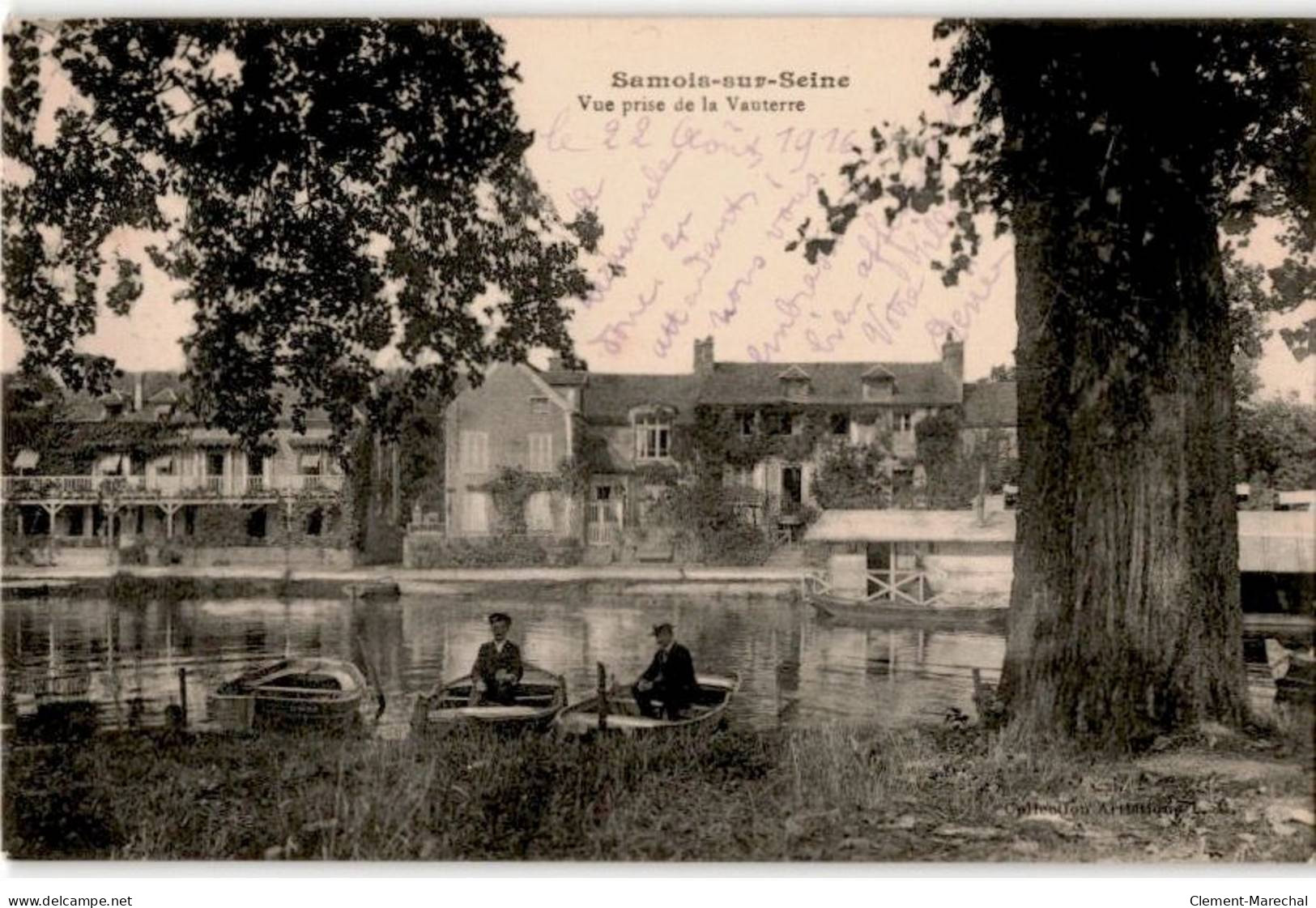 SAMOIS-sur-SEINE: Vue Prise De La Vauterre - Très Bon état - Samois