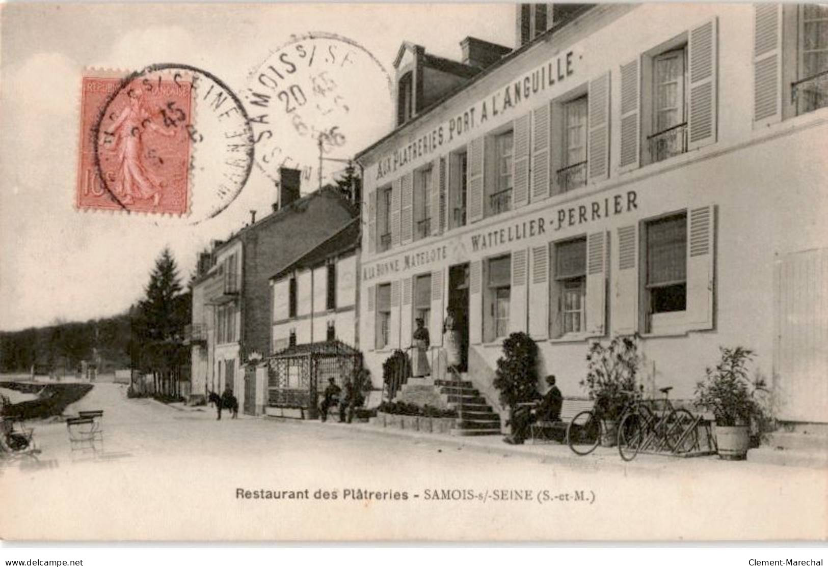 SAMOIS-sur-SEINE: Restaurant Des Plâteries - Très Bon état - Samois