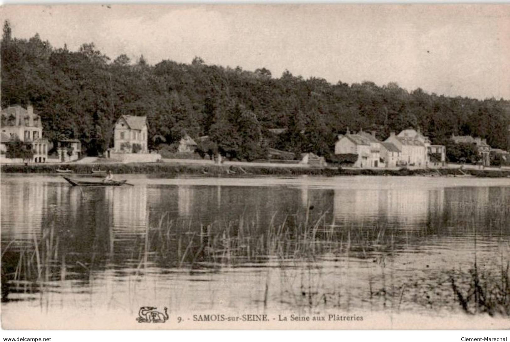 SAMOIS-sur-SEINE: La Seine Aux Plâteries - Très Bon état - Samois