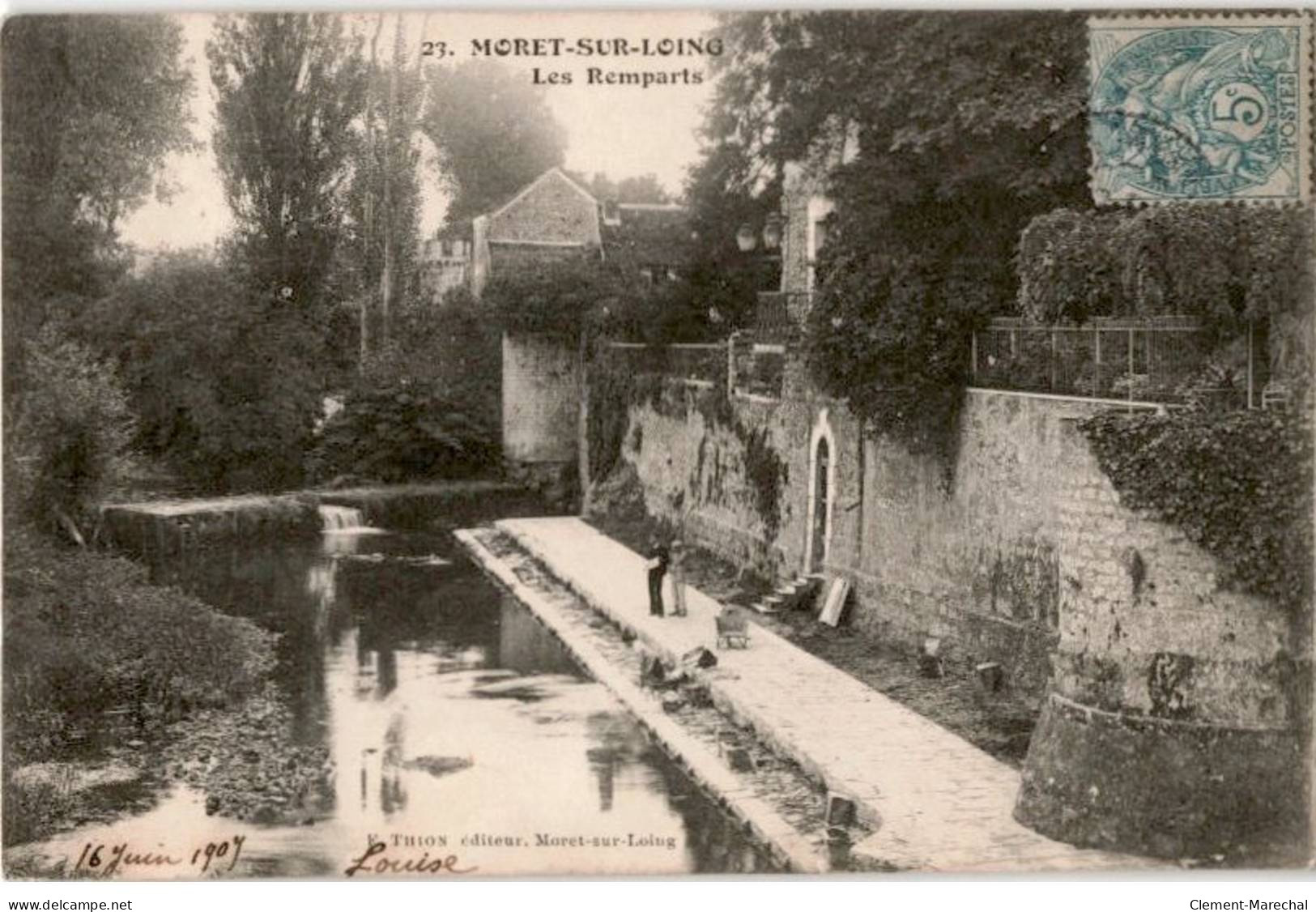 MORET-sur-LOING: Les Remparts - Très Bon état - Moret Sur Loing