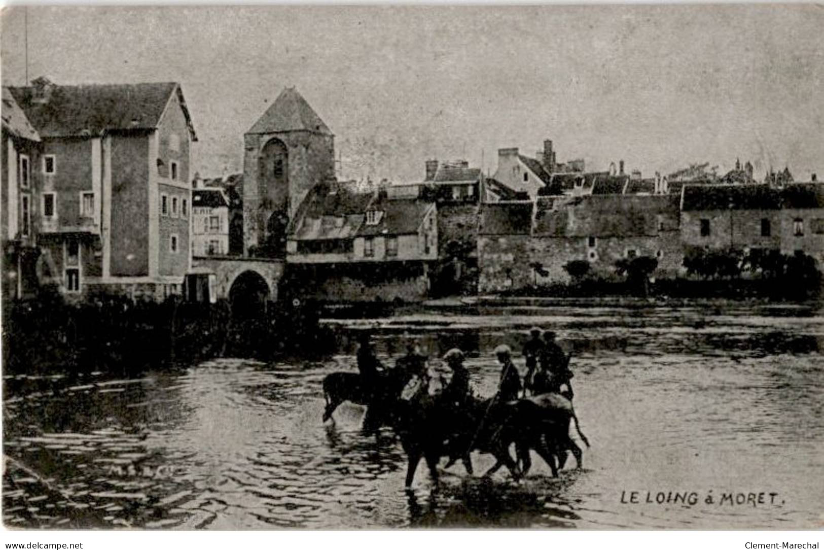 MORET-sur-LOING: Le Loing à Moret - Très Bon état - Moret Sur Loing