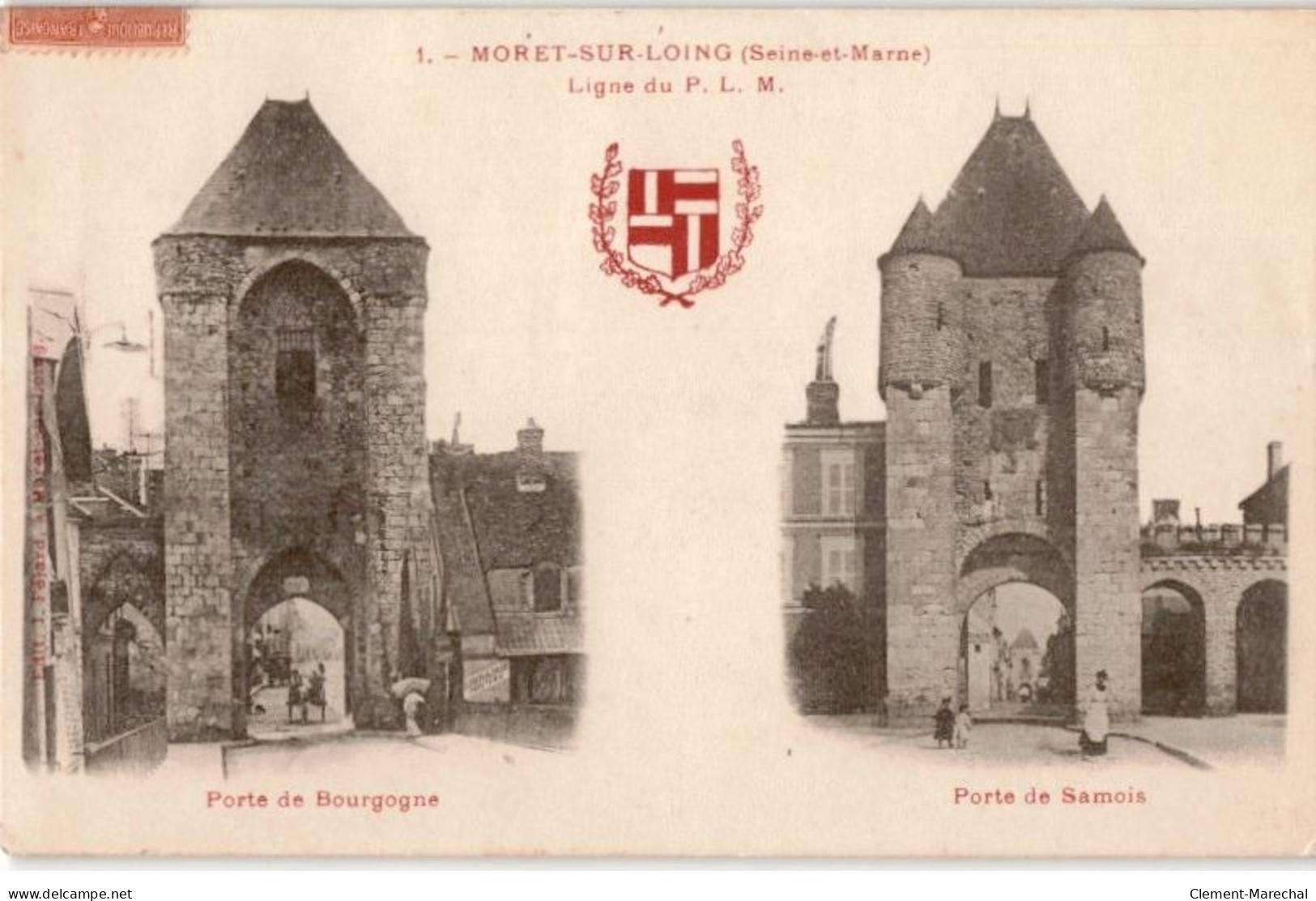 MORET-sur-LOING: Ligne Du P.L.M. - Très Bon état - Moret Sur Loing