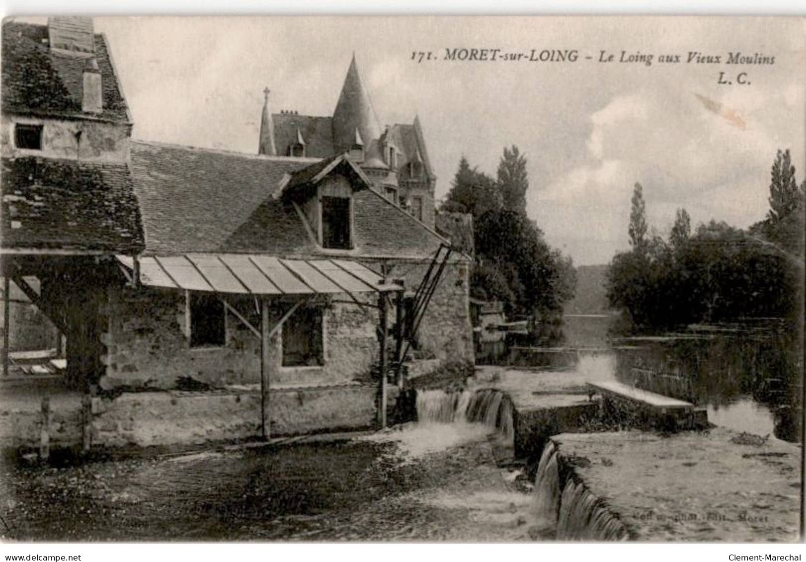 MORET-sur-LOING: Le Loing Aux Vieux Moulins - Très Bon état - Moret Sur Loing