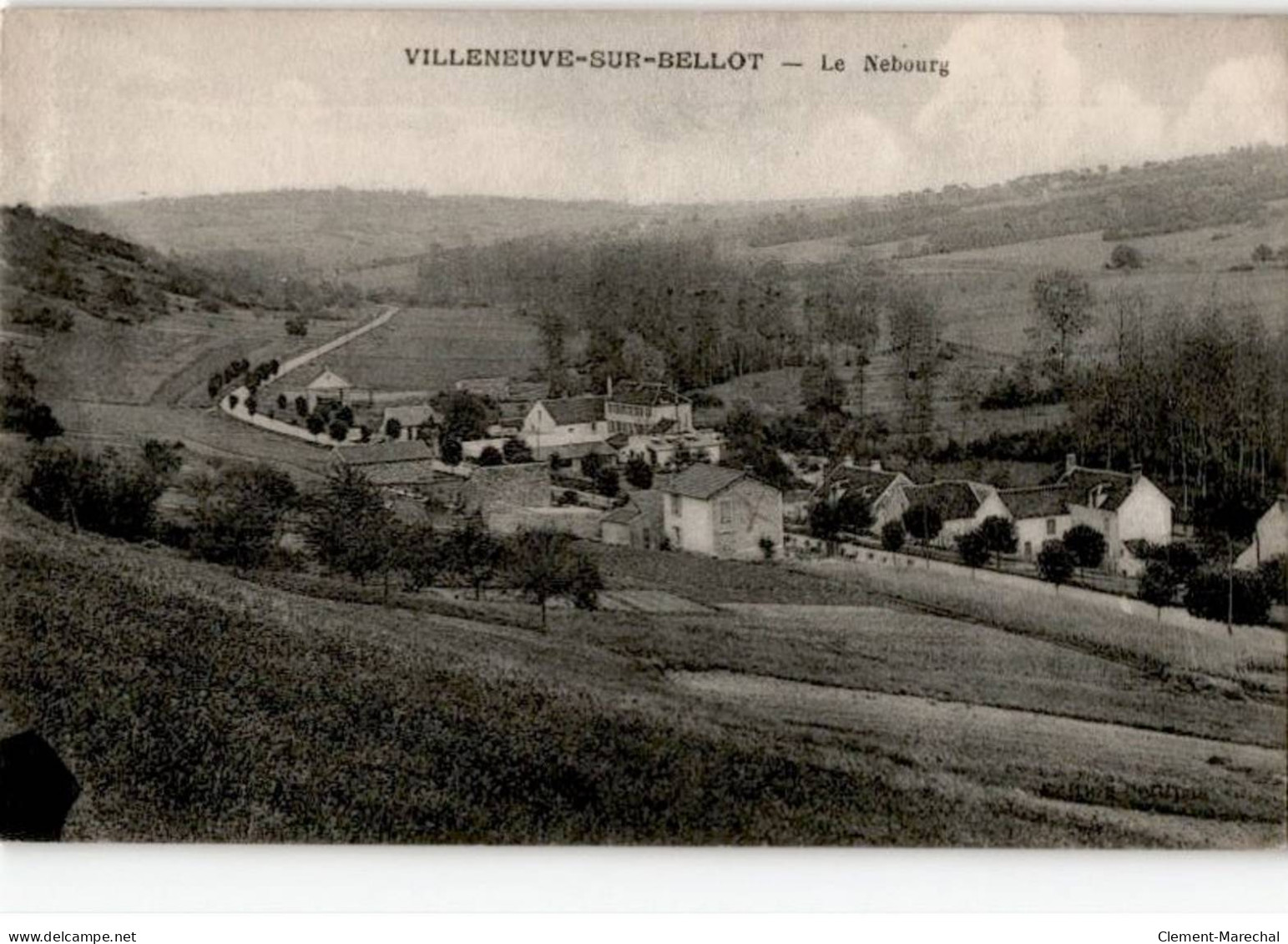 VILLENEUVE-sur-BELLOT: Le Nebourg - Très Bon état - Andere & Zonder Classificatie