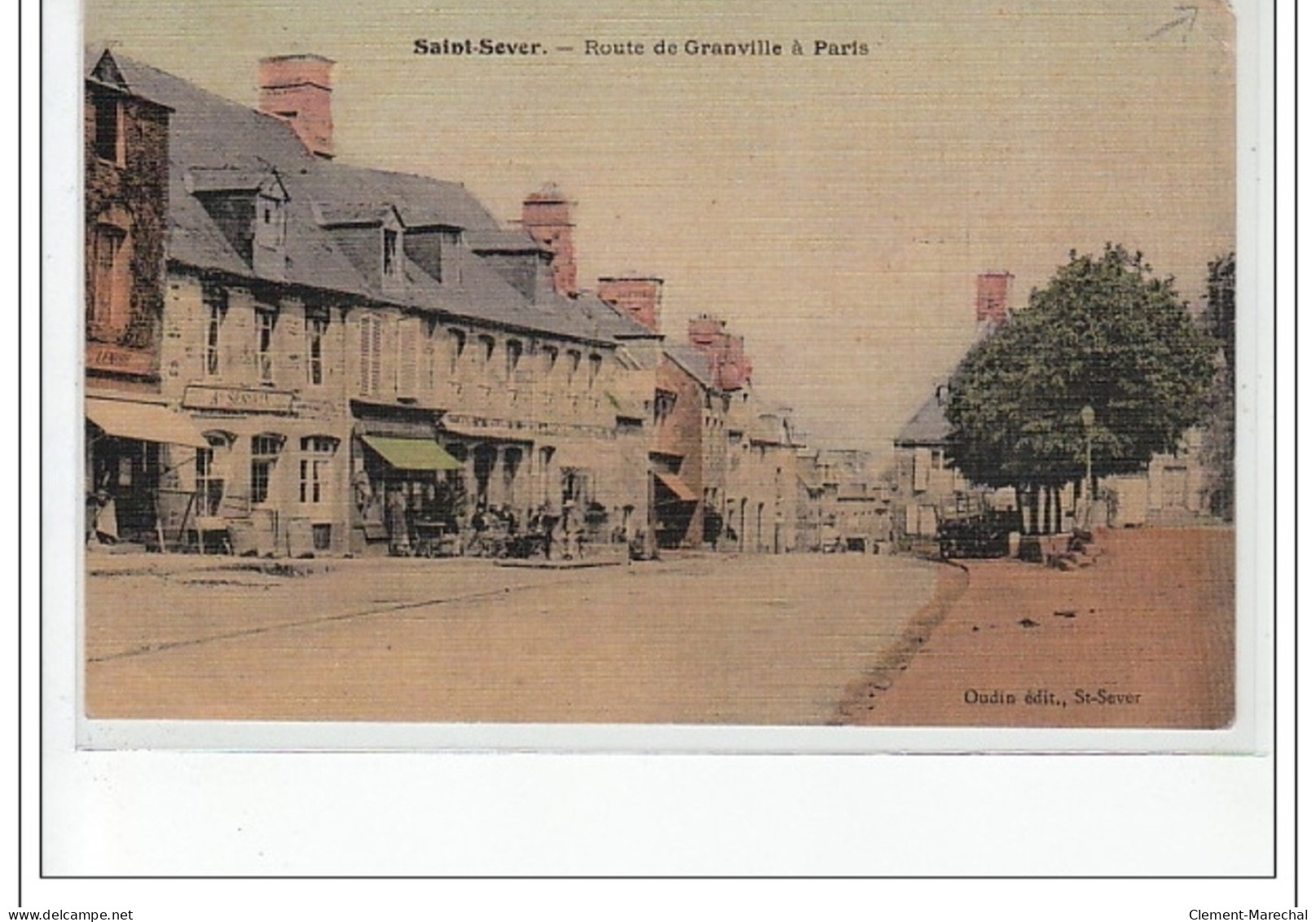 SAINT SEVER - Route De Granville à Paris - état - Other & Unclassified