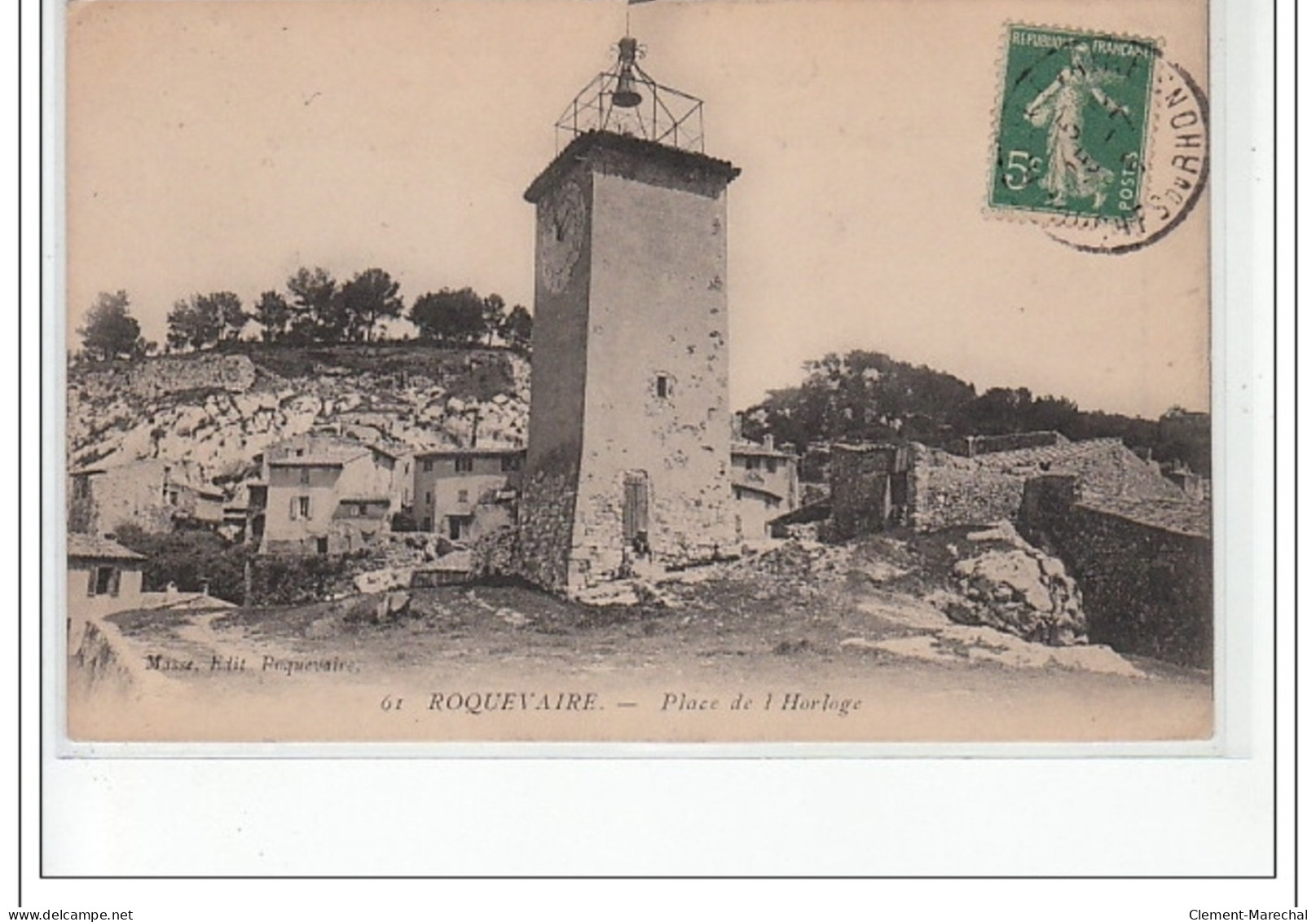 ROQUEVAIRE - Place De L'Horloge - Très Bon état - Roquevaire