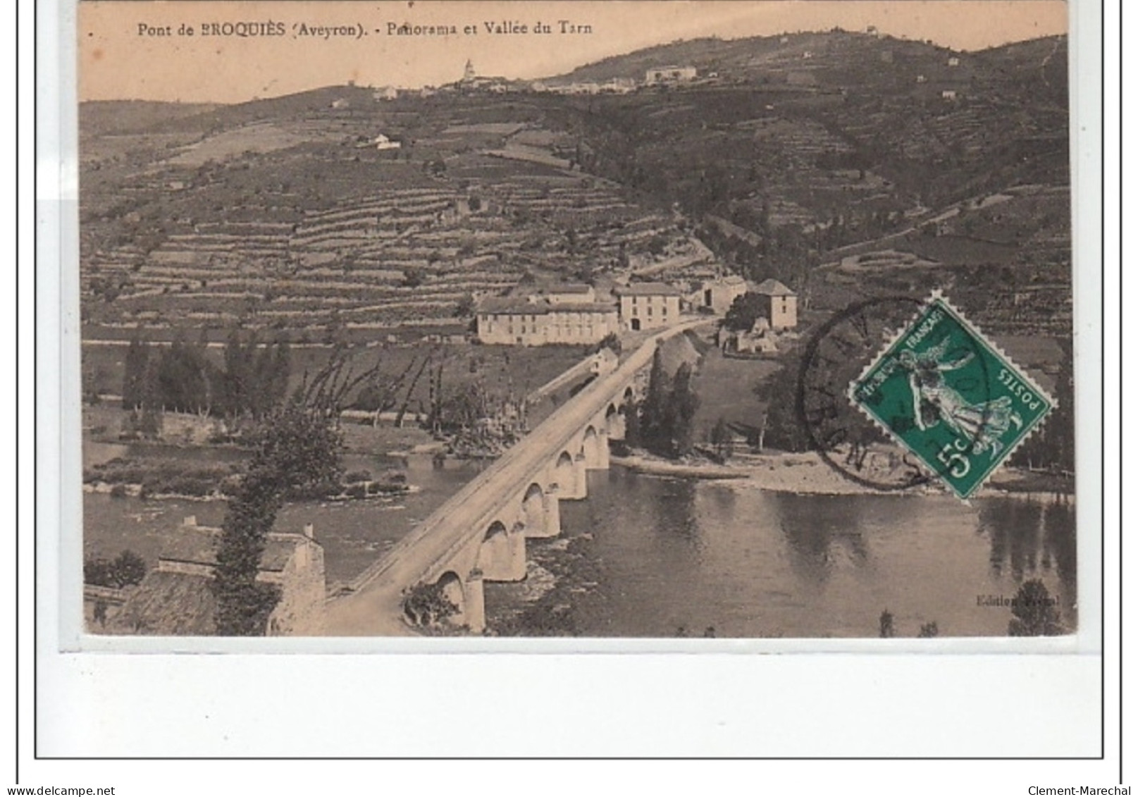 Pont De BROQUIES - Panorama Et Vallée Du Tarn - Très Bon état - Otros & Sin Clasificación