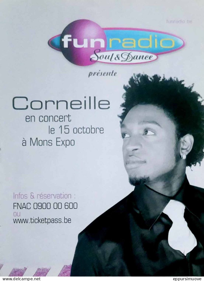 Publicité Papier  FUN RADIO CORNEILLE MONS EXPO Octobre 2006 TS - Advertising