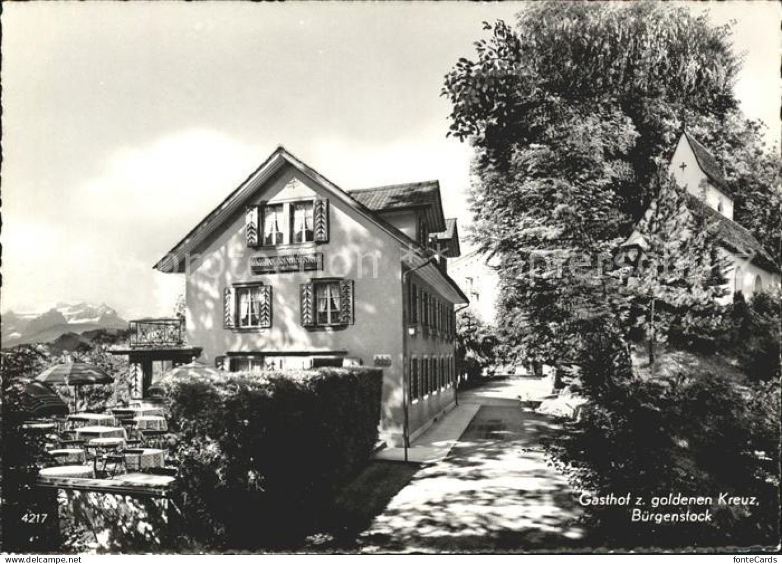 11627623 Buergenstock Gasthof Zum Goldenen Kreuz Buergenstock - Autres & Non Classés