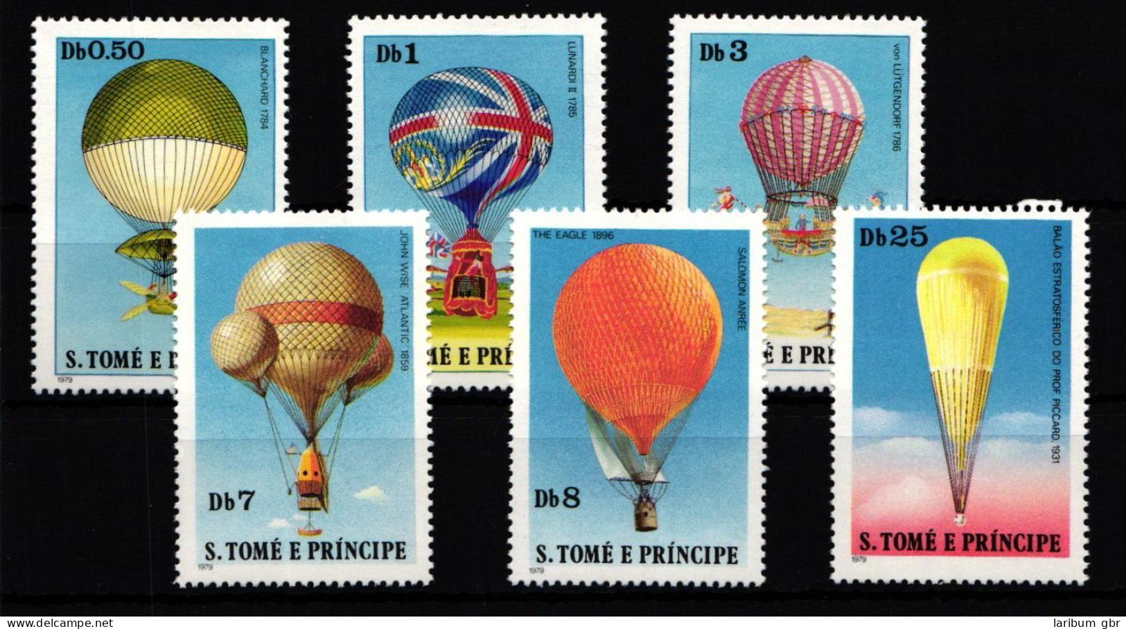 Sao Tome E Principe 619-624 Postfrisch Zeppelin #GY241 - São Tomé Und Príncipe