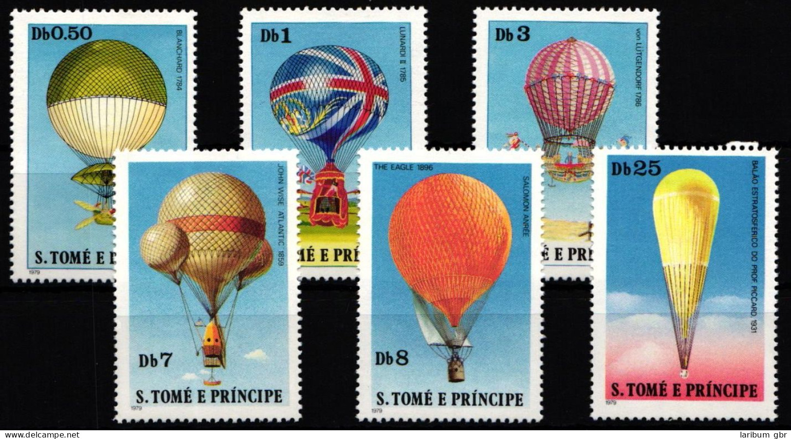 Sao Tome E Principe 619-624 Postfrisch Zeppelin #GY241 - Sao Tome And Principe
