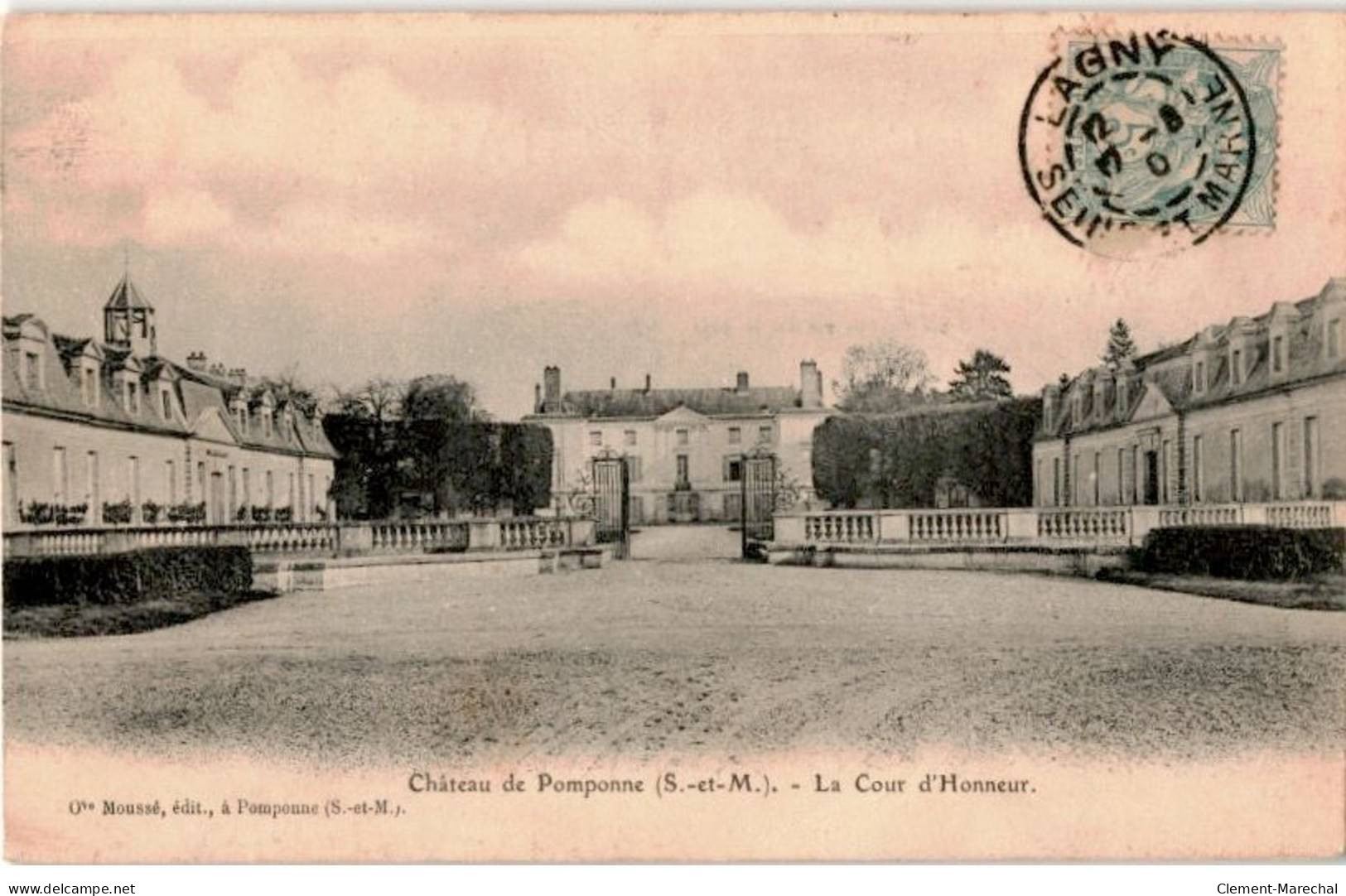 POMPONNE: Château De Pomponne, La Cour D'honneur - Très Bon état - Other & Unclassified