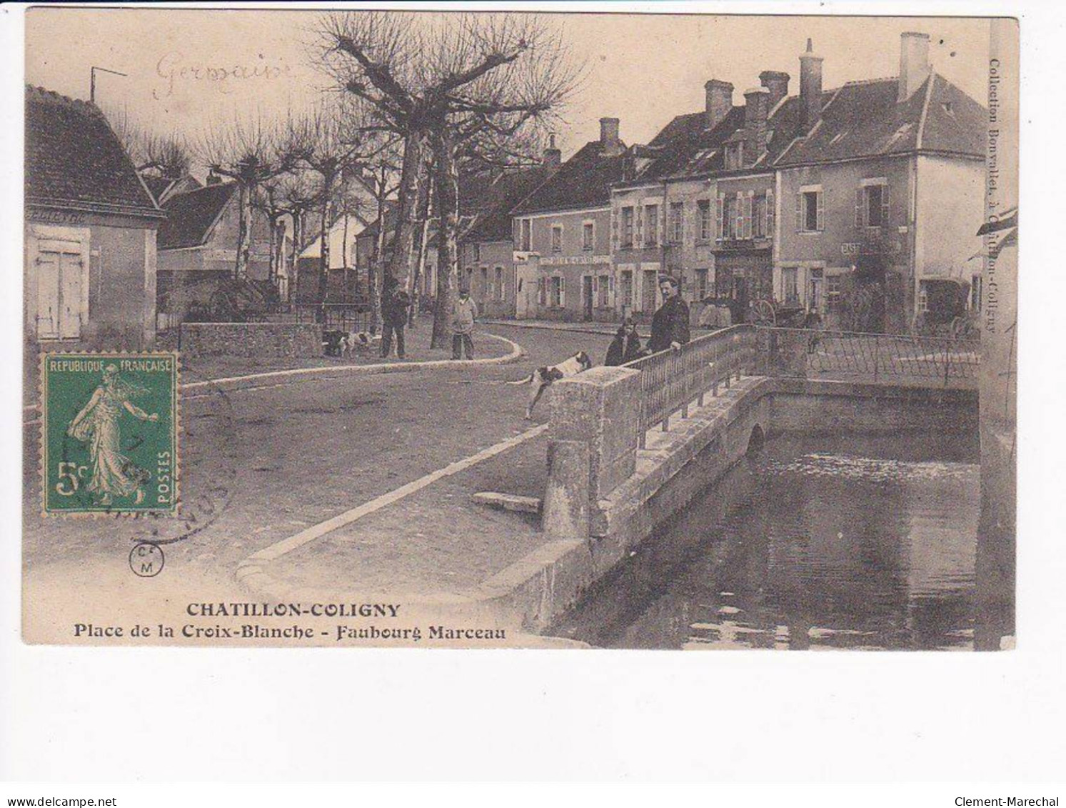 CHATILLON-COLIGNY - Place De La Croix Blanche - Faubourg Marceau - Très Bon état - Chatillon Coligny