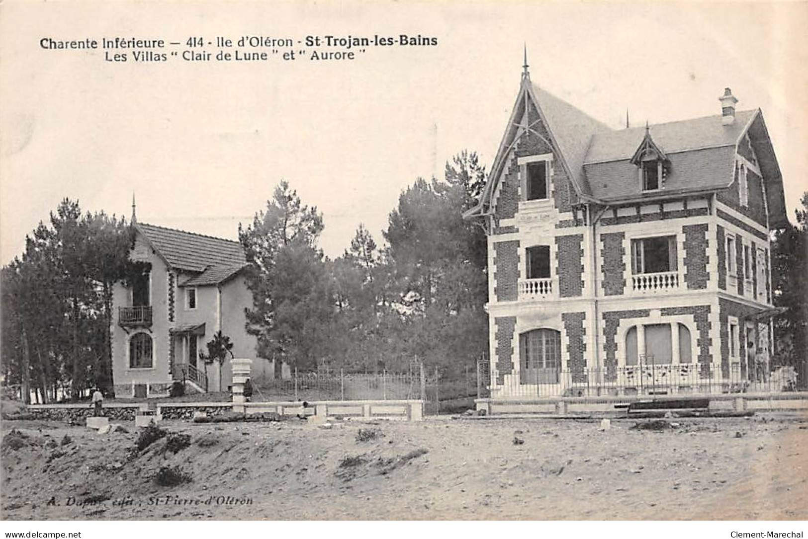 ILE D'OLERON - SAINT TROJAN LES BAINS - Les Villas " Clair De Lune " Et " Aurore " - Très Bon état - Ile D'Oléron