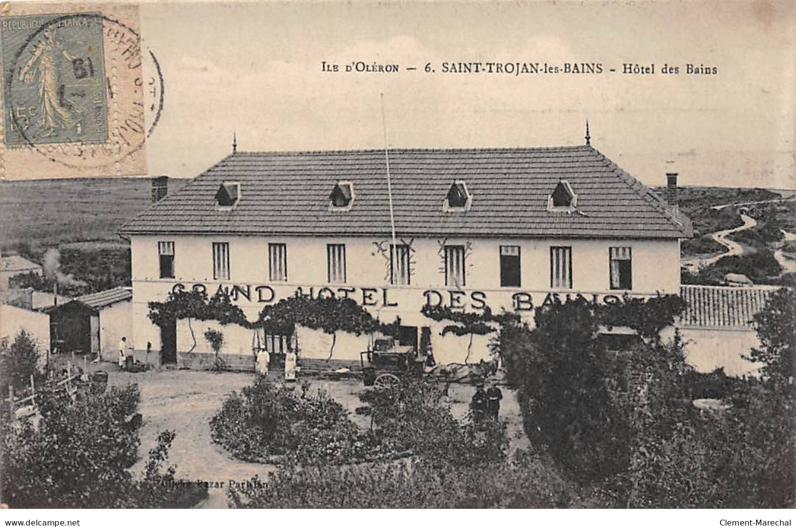 ILE D'OLERON - SAINT TROJAN LES BAINS - Hôtel Des Bains - Très Bon état - Ile D'Oléron