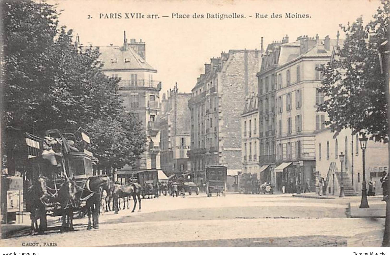 PARIS - Place Des Batignolles - Rue Des Moines - Très Bon état - Distrito: 17