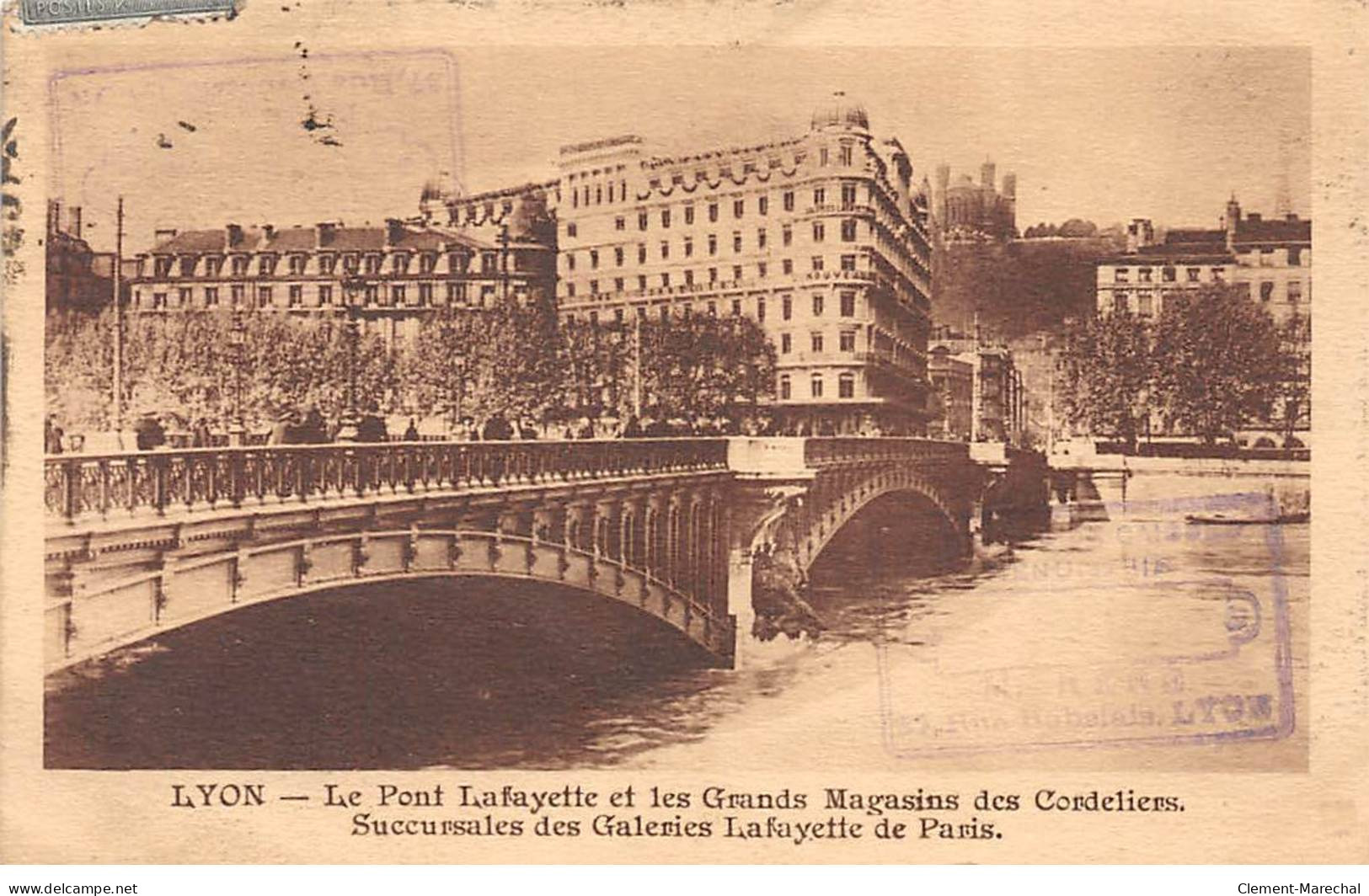 LYON - Le Pont Lafayette Et Les Grands Magasins Des Cordeliers - Très Bon état - Sonstige & Ohne Zuordnung