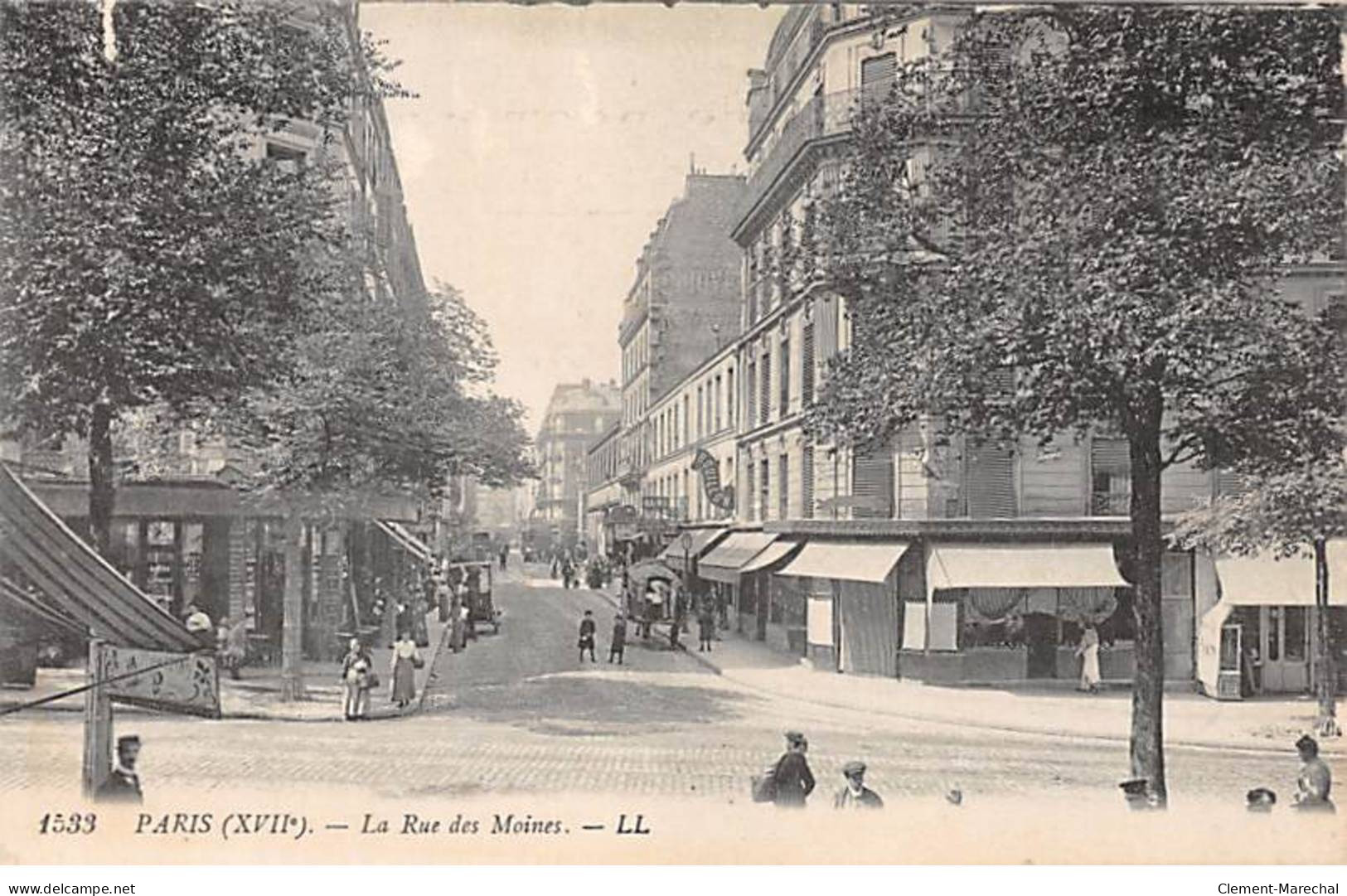 PARIS - La Rue Des Moines - état - Distretto: 17