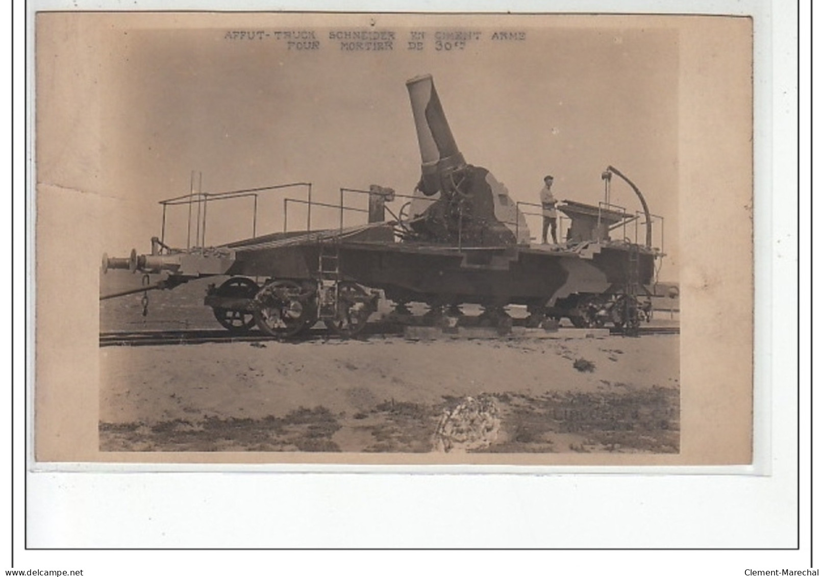 LYON - CARTE PHOTO - Affut-truck Schneider En Ciment Armé - Très Bon état - Sonstige & Ohne Zuordnung