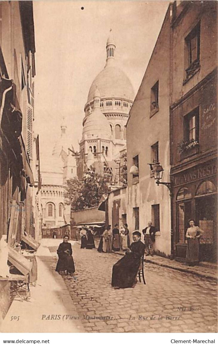 PARIS - Vieux Montmartre - La Rue De La Barre - Très Bon état - Paris (18)