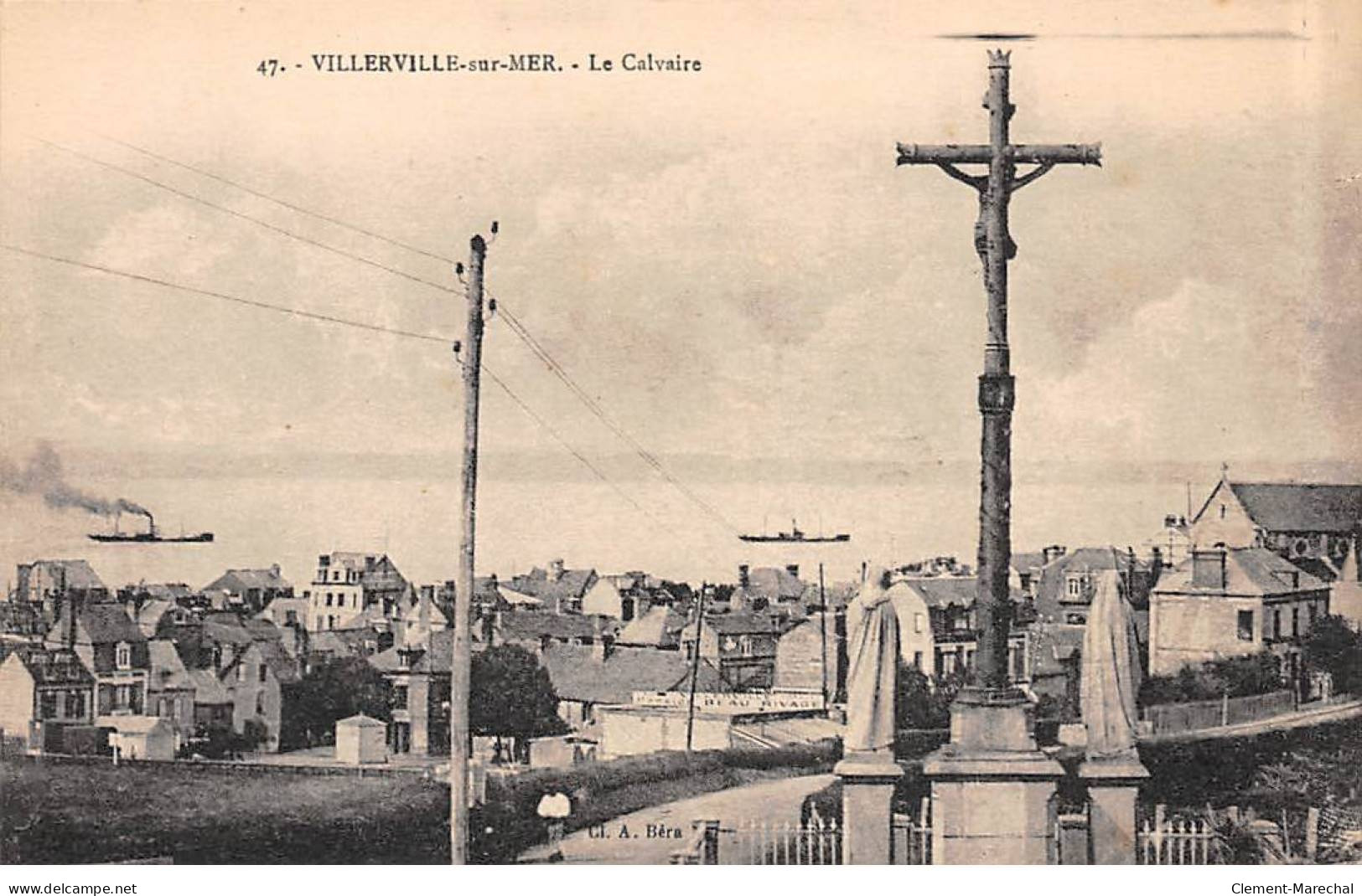 VILLERVILLE SUR MER - Le Calvaire - Très Bon état - Villerville