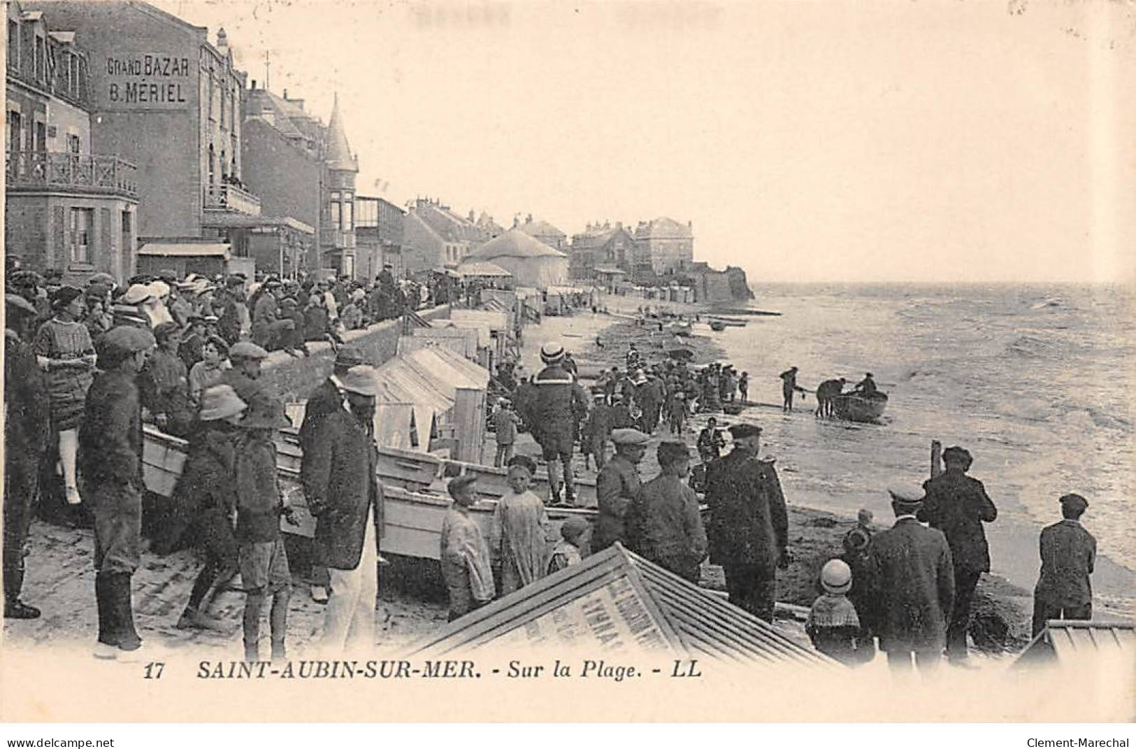 SAINT AUBIN SUR MER - Sur La Plage - Très Bon état - Saint Aubin