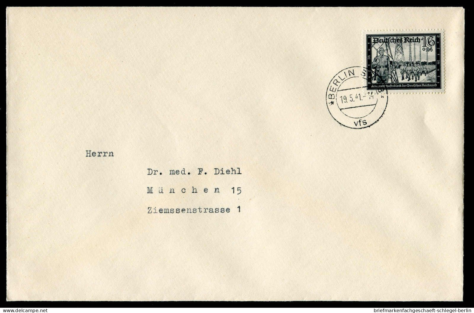 Deutsches Reich, 1941, 773-778, FDC - Sonstige & Ohne Zuordnung