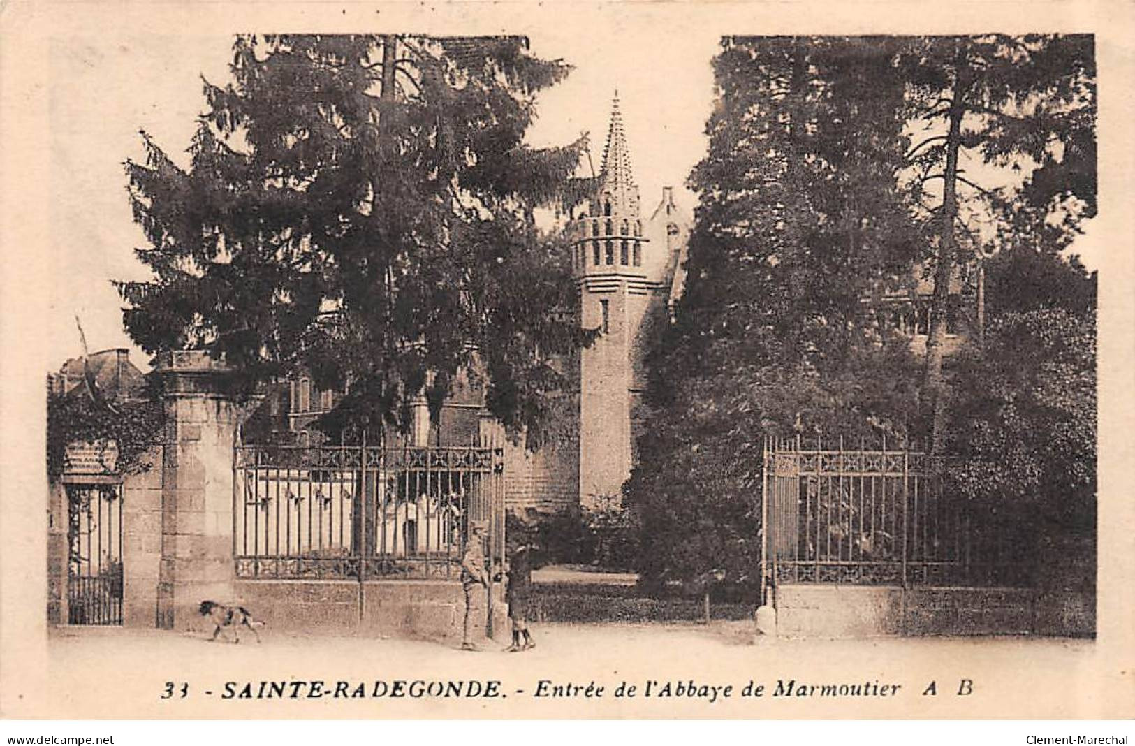 SAINTE RADEGONDE - Entrée De L'Abbaye De Marmoutier - Très Bon état - Otros & Sin Clasificación