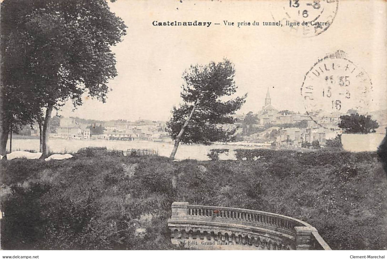 CASTELNAUDARY - Vue Prise Du Tunnel - Ligne De Castres - Très Bon état - Castelnaudary