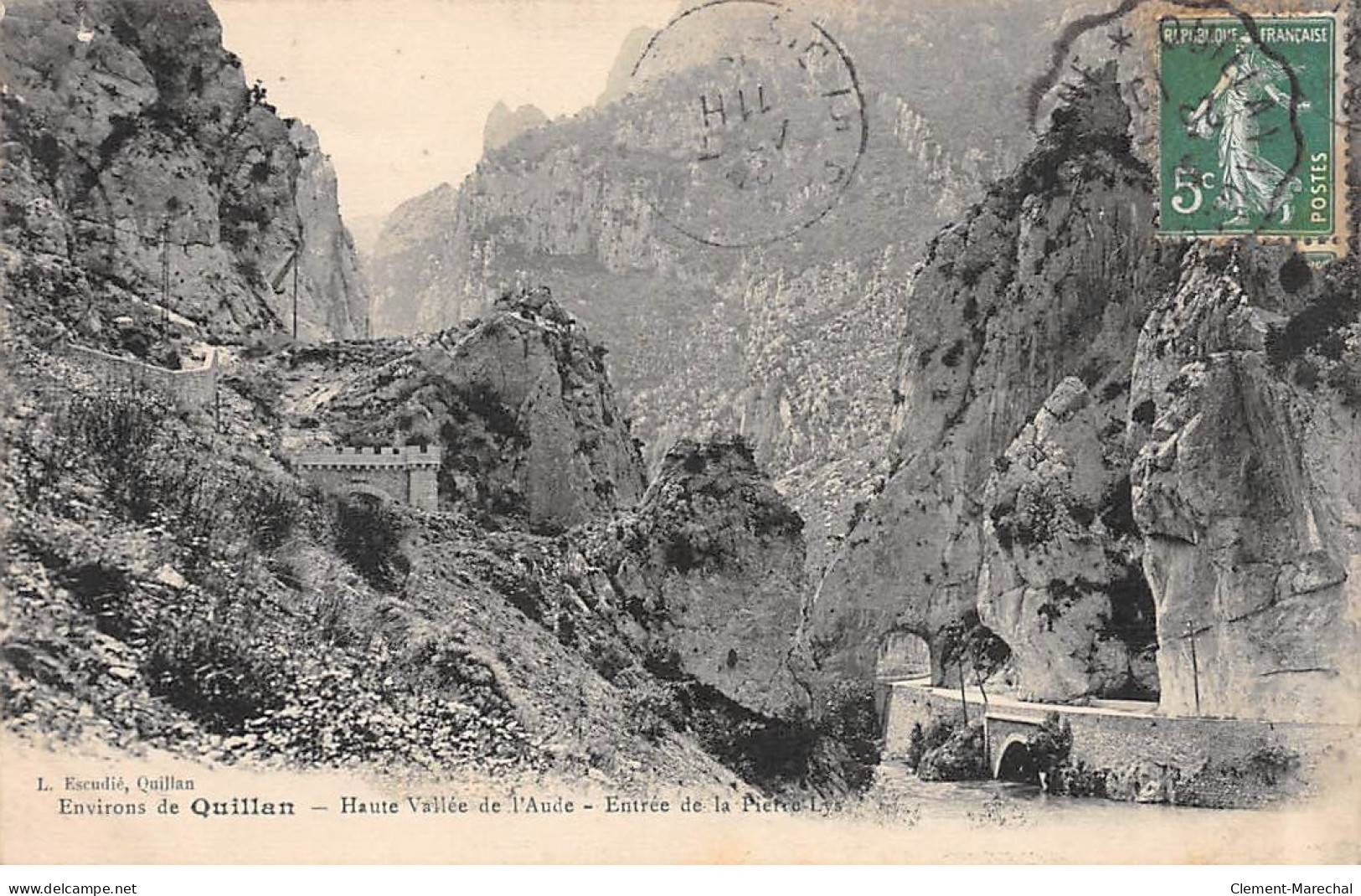 Environs De QUILLAN - Haute Vallée De L'Aude - Entrée De La Pierre Lys - Très Bon état - Andere & Zonder Classificatie