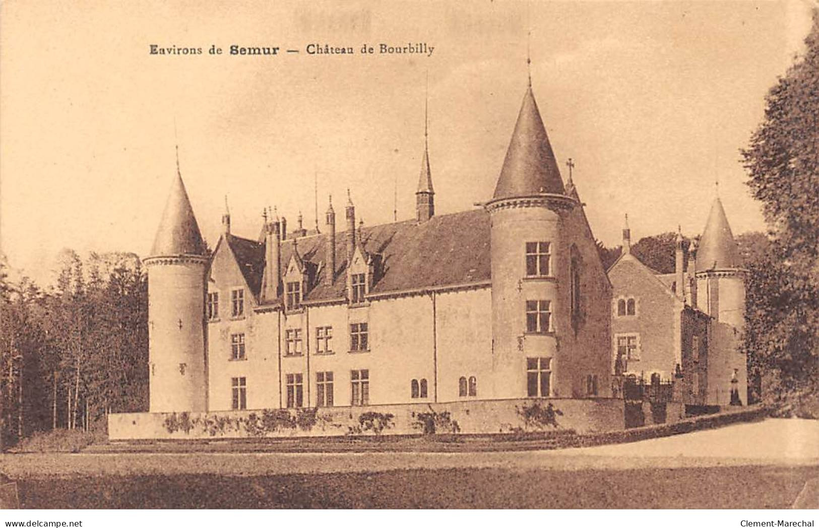 Environs De SEMUR - Château De BOURBILLY - Très Bon état - Autres & Non Classés