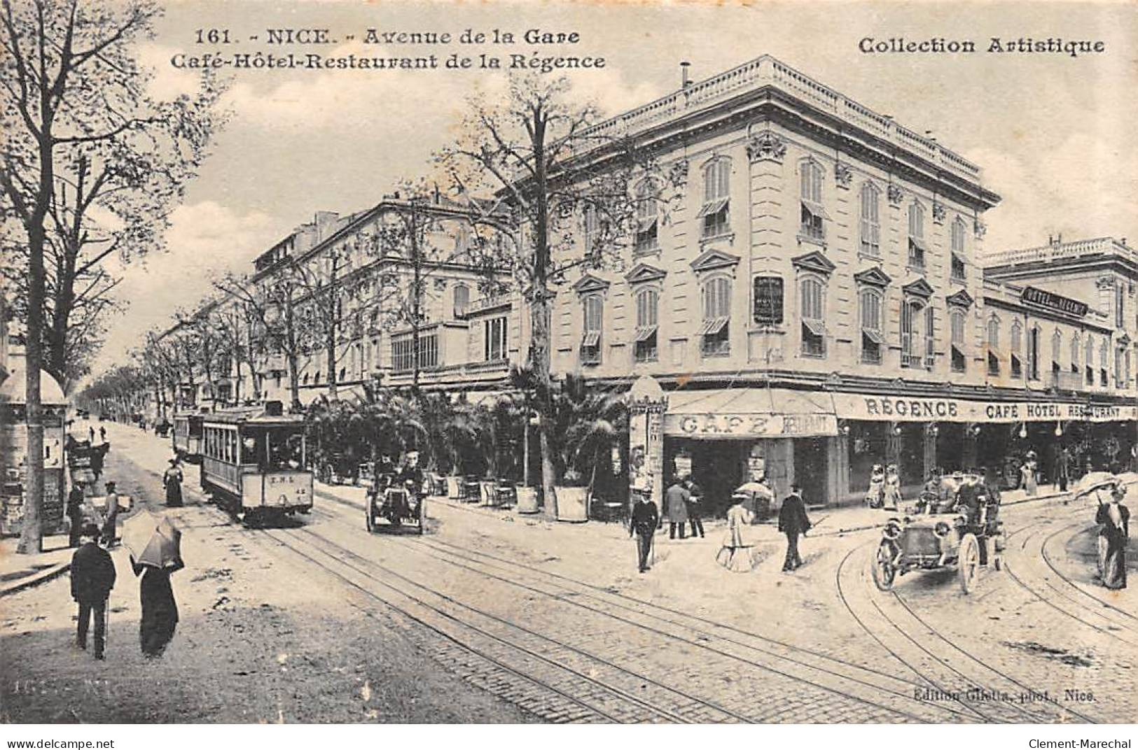 NICE-  Avenue De La Gare - Café Hôtel Restaurant De La Régence - Très Bon état - Bar, Alberghi, Ristoranti